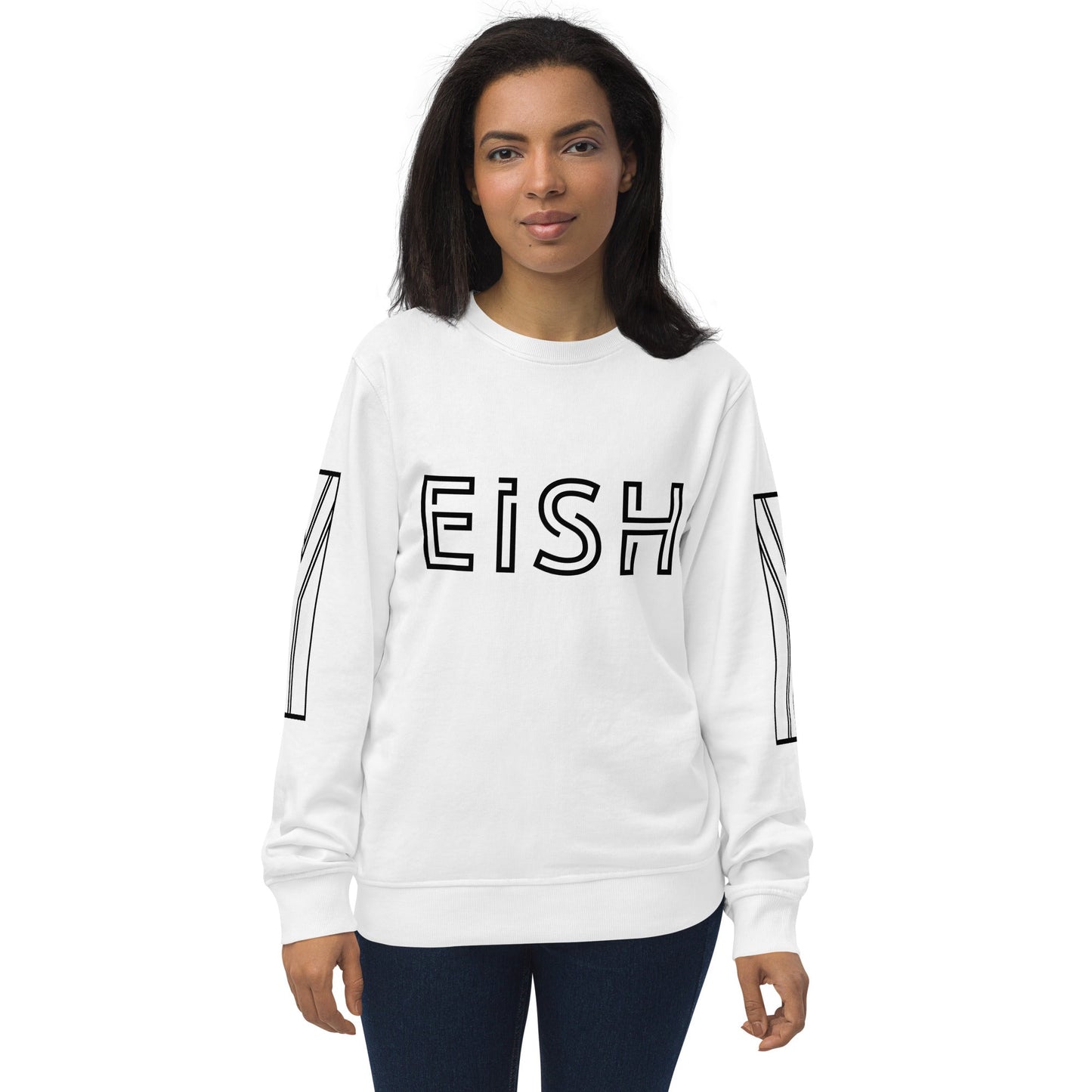 EISH Unisex white organic sweatshirt - Bull & Node