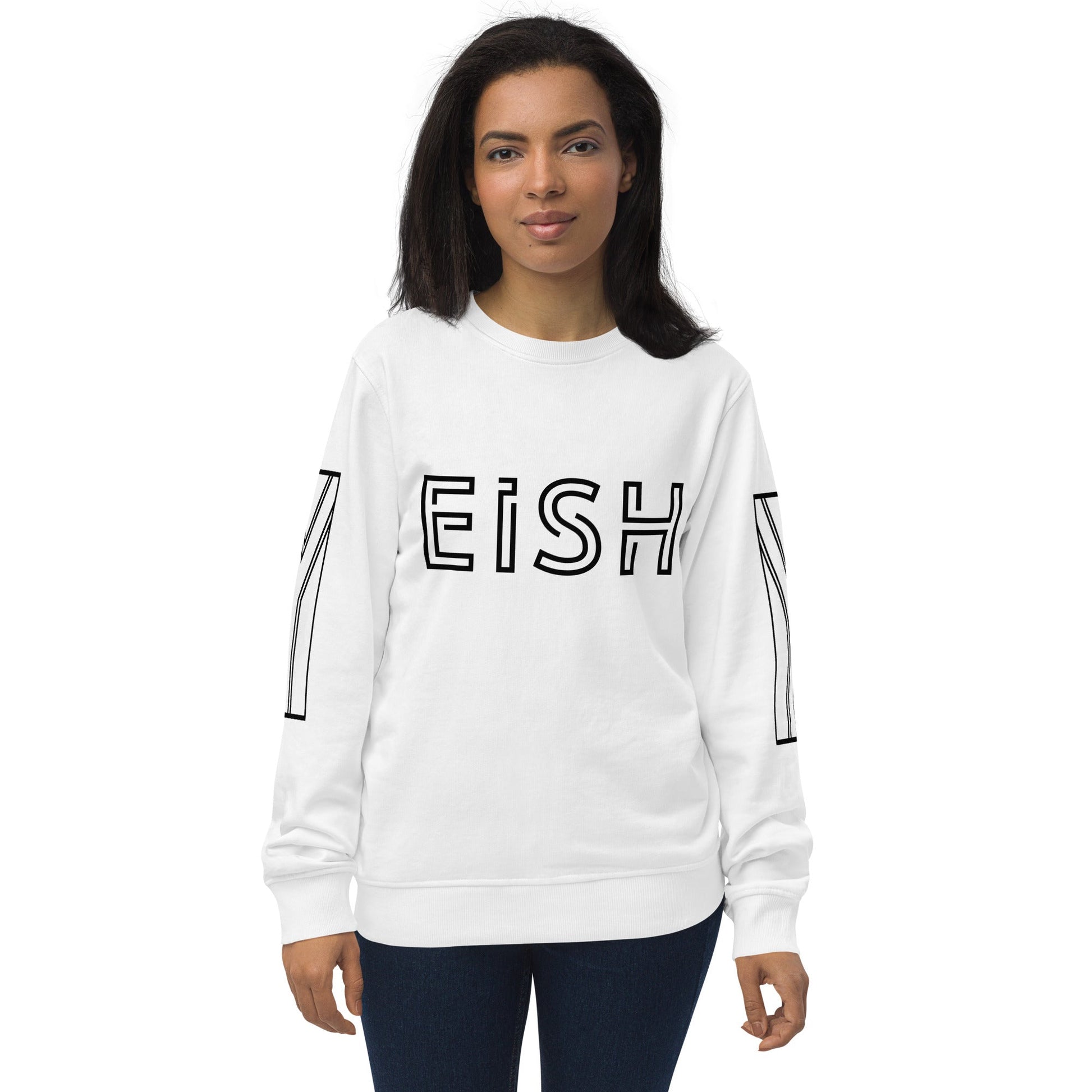 EISH Unisex white organic sweatshirt - Bull & Node