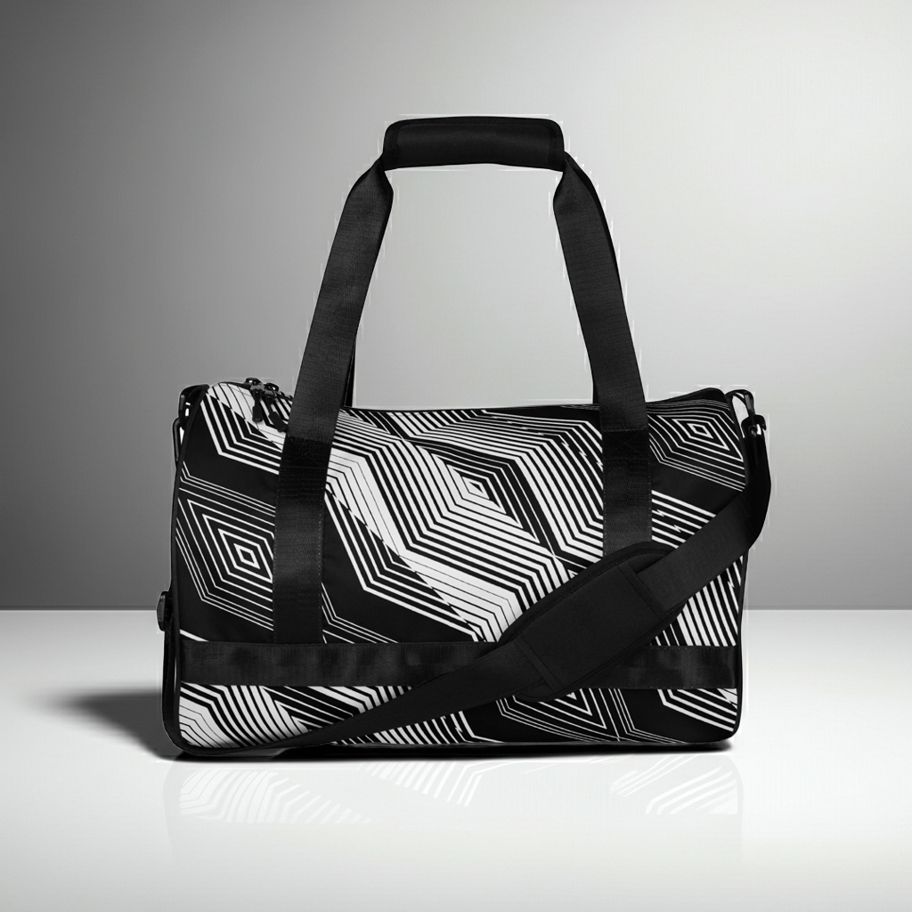 GEOMETRIC WAVE gym bag - Bull & Node