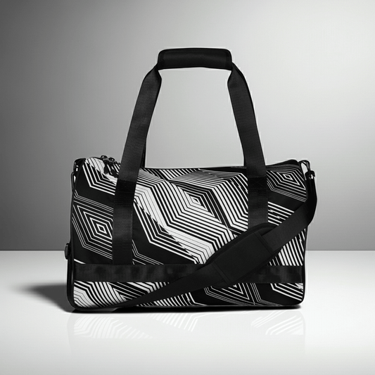 GEOMETRIC WAVE gym bag - Bull & Node