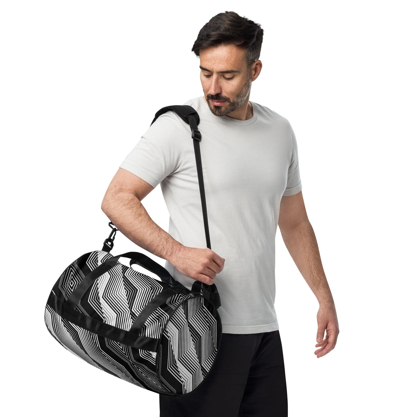 GEOMETRIC WAVE gym bag - Bull & Node