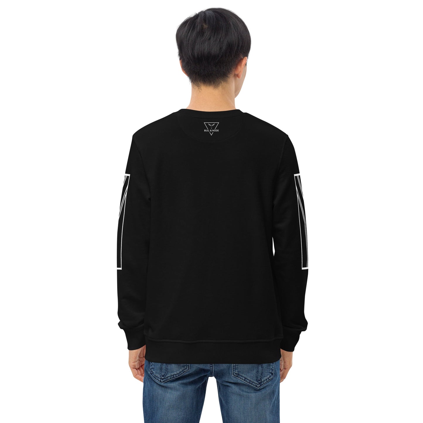 LEKKER Unisex black organic sweatshirt - Bull & Node
