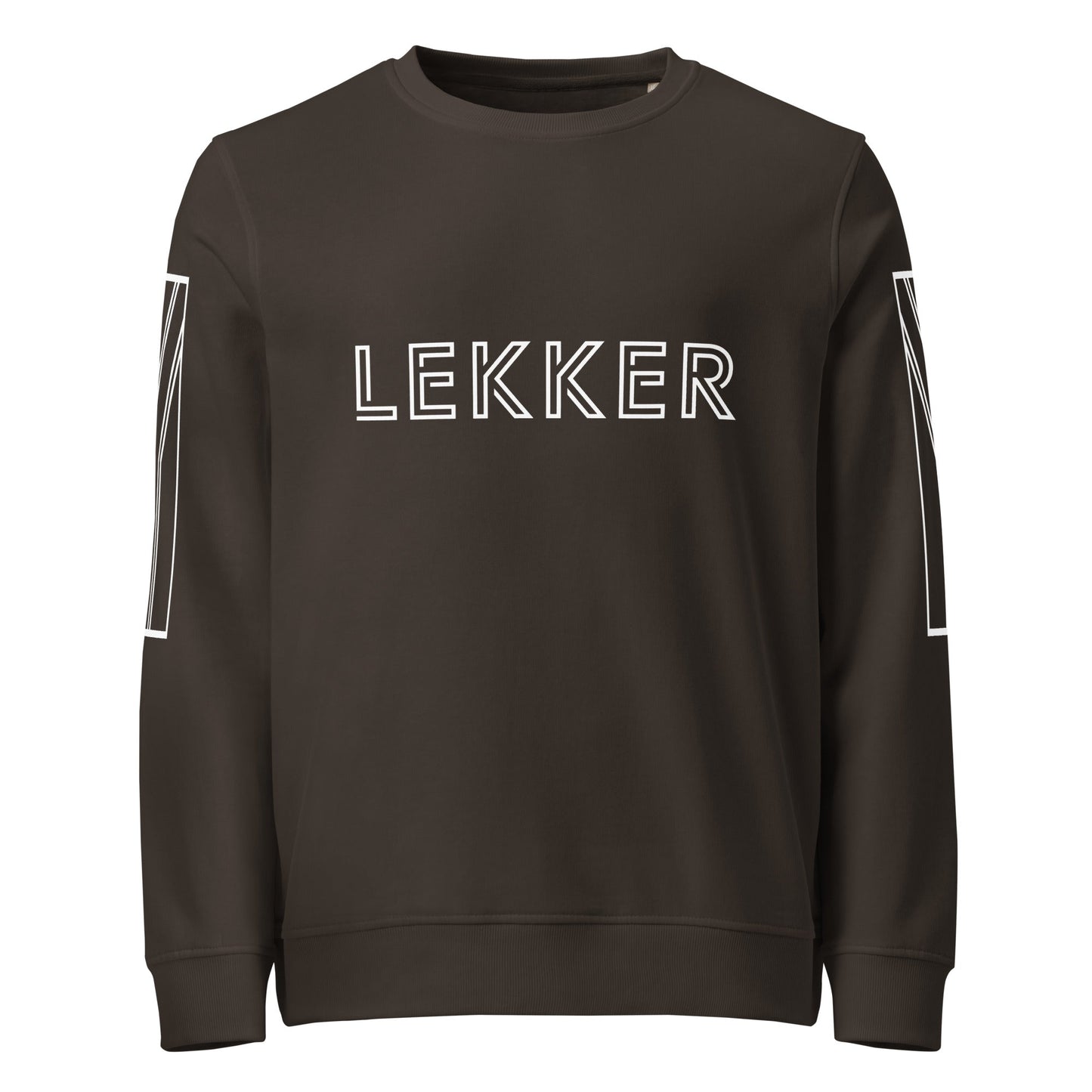 LEKKER Unisex charcoal organic sweatshirt - Bull & Node