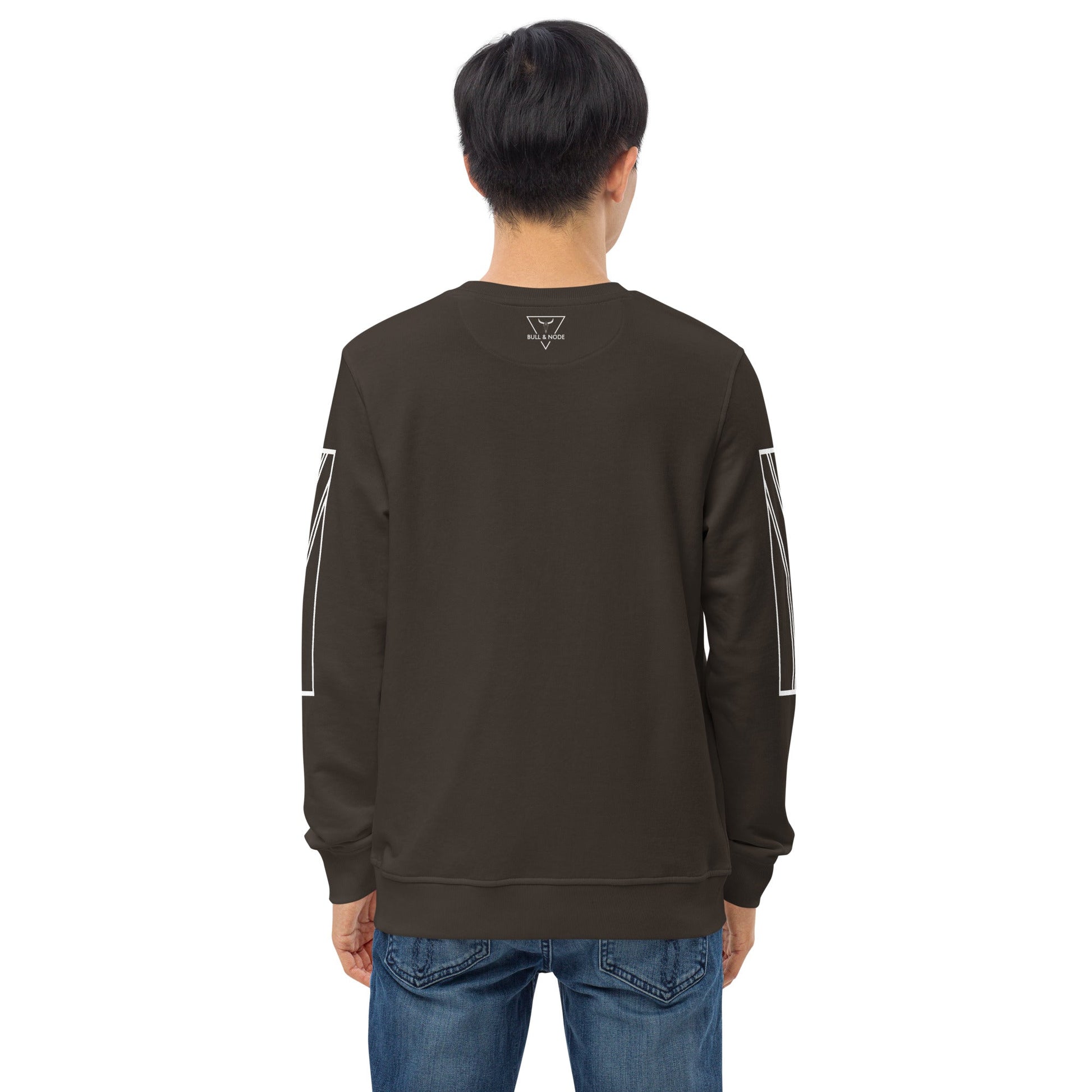 LEKKER Unisex charcoal organic sweatshirt - Bull & Node