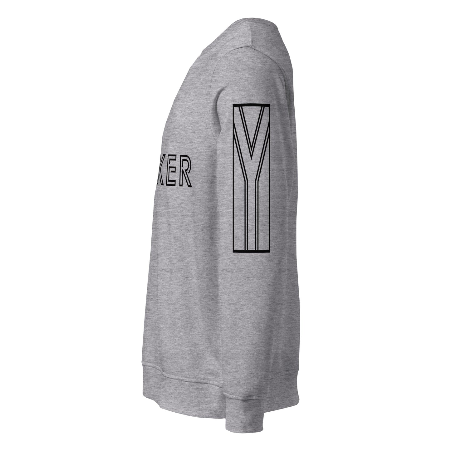 LEKKER Unisex grey organic sweatshirt - Bull & Node