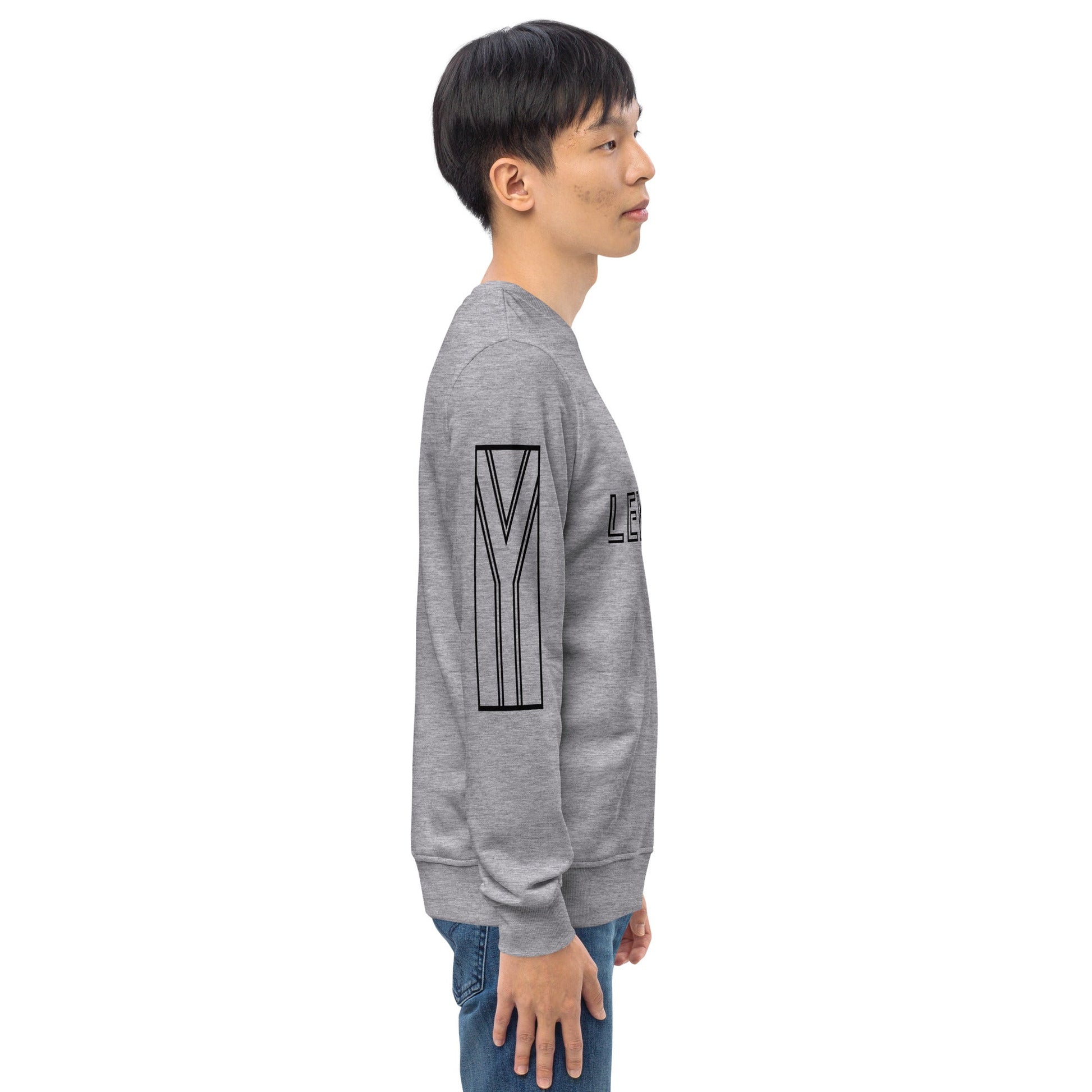 LEKKER Unisex grey organic sweatshirt - Bull & Node