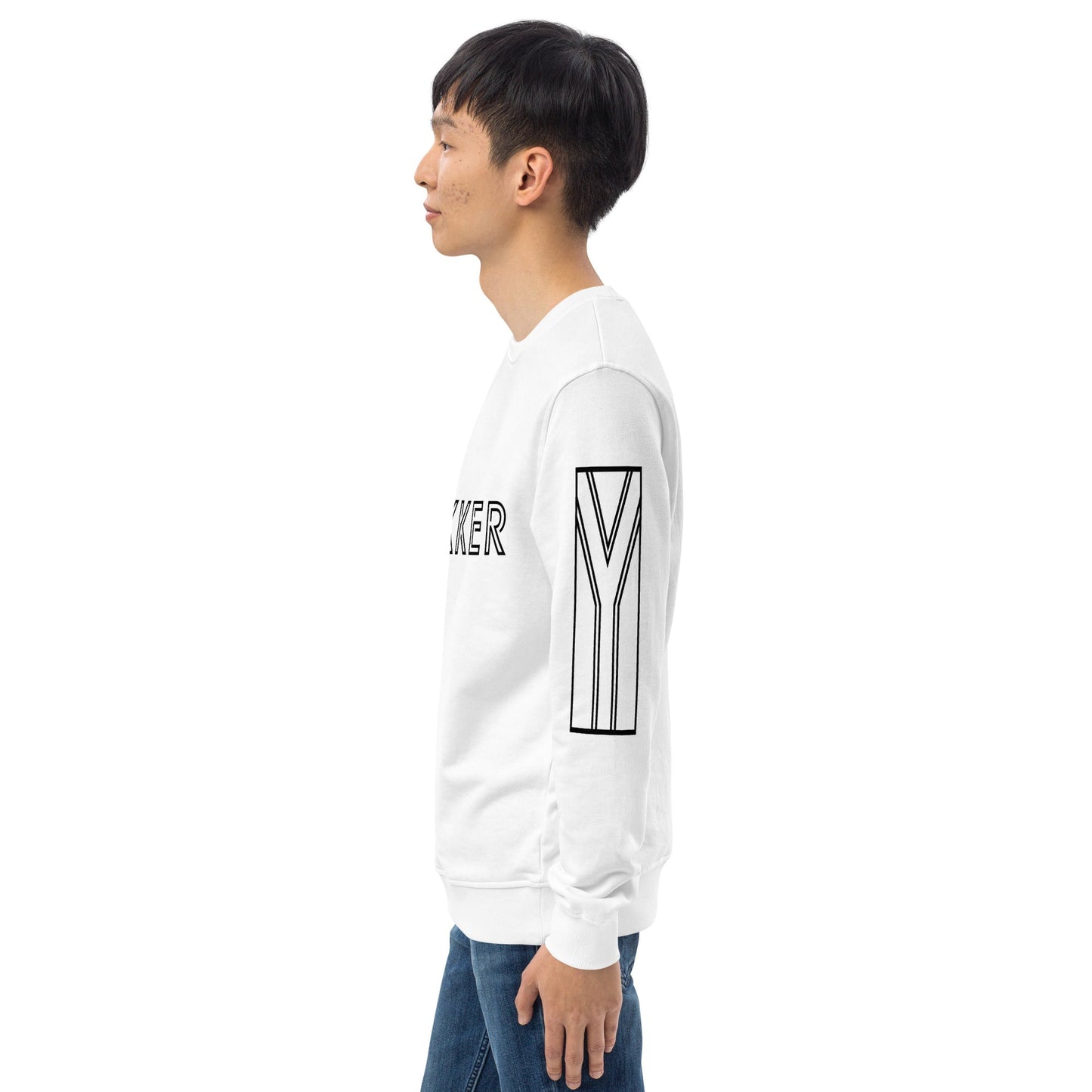 LEKKER Unisex white organic sweatshirt - Bull & Node