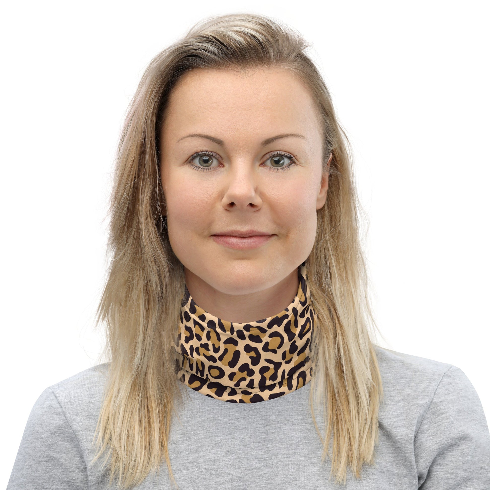 Leopard print Neck Gaiter - Bull & Node