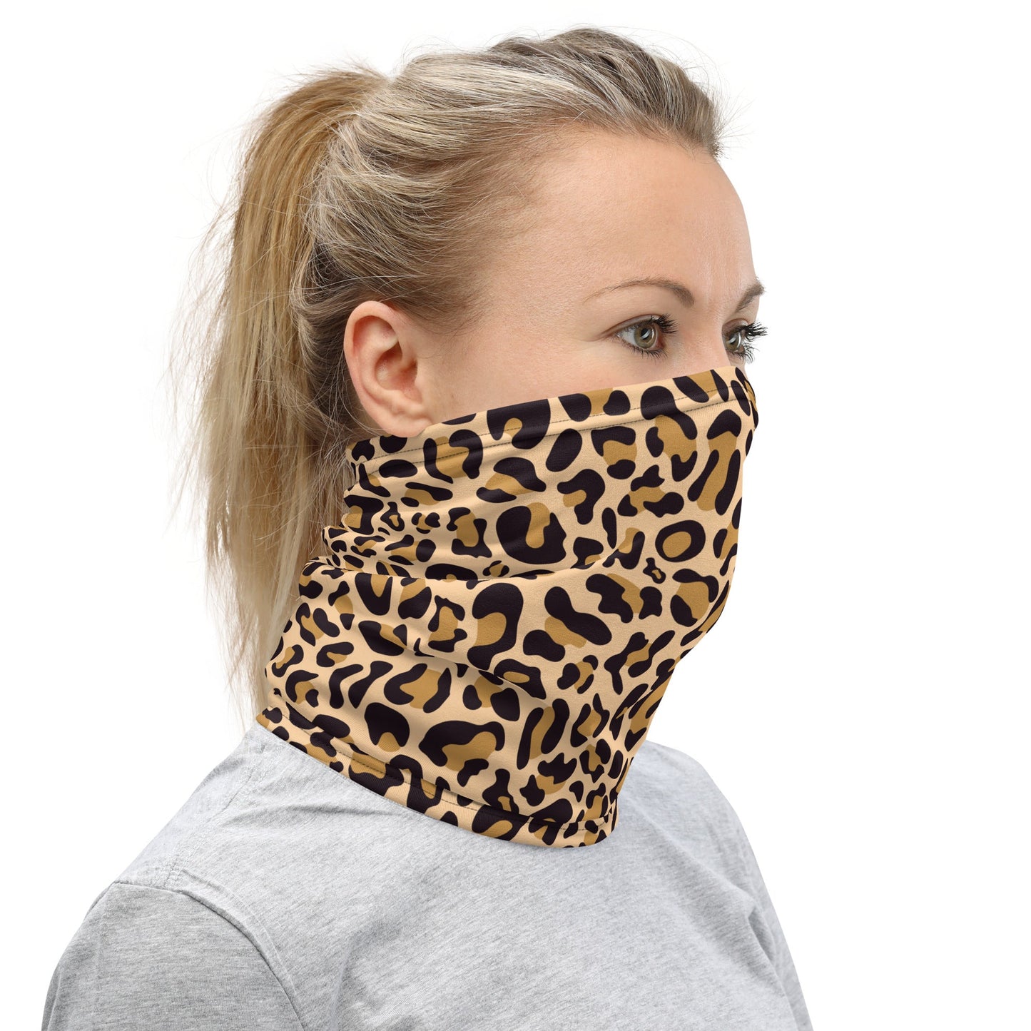 Leopard print Neck Gaiter - Bull & Node