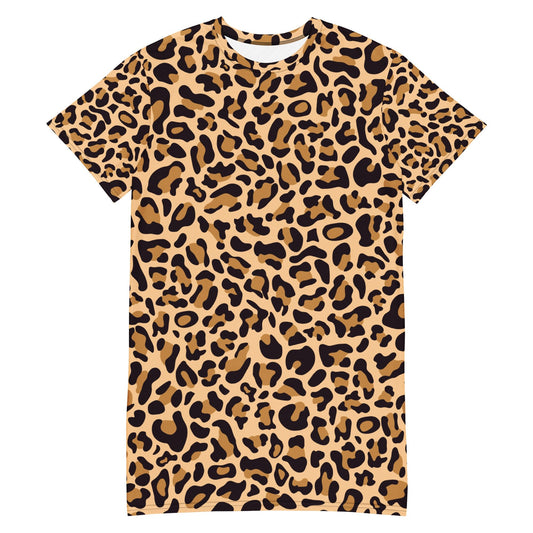 Leopard print T-shirt dress - Bull & Node