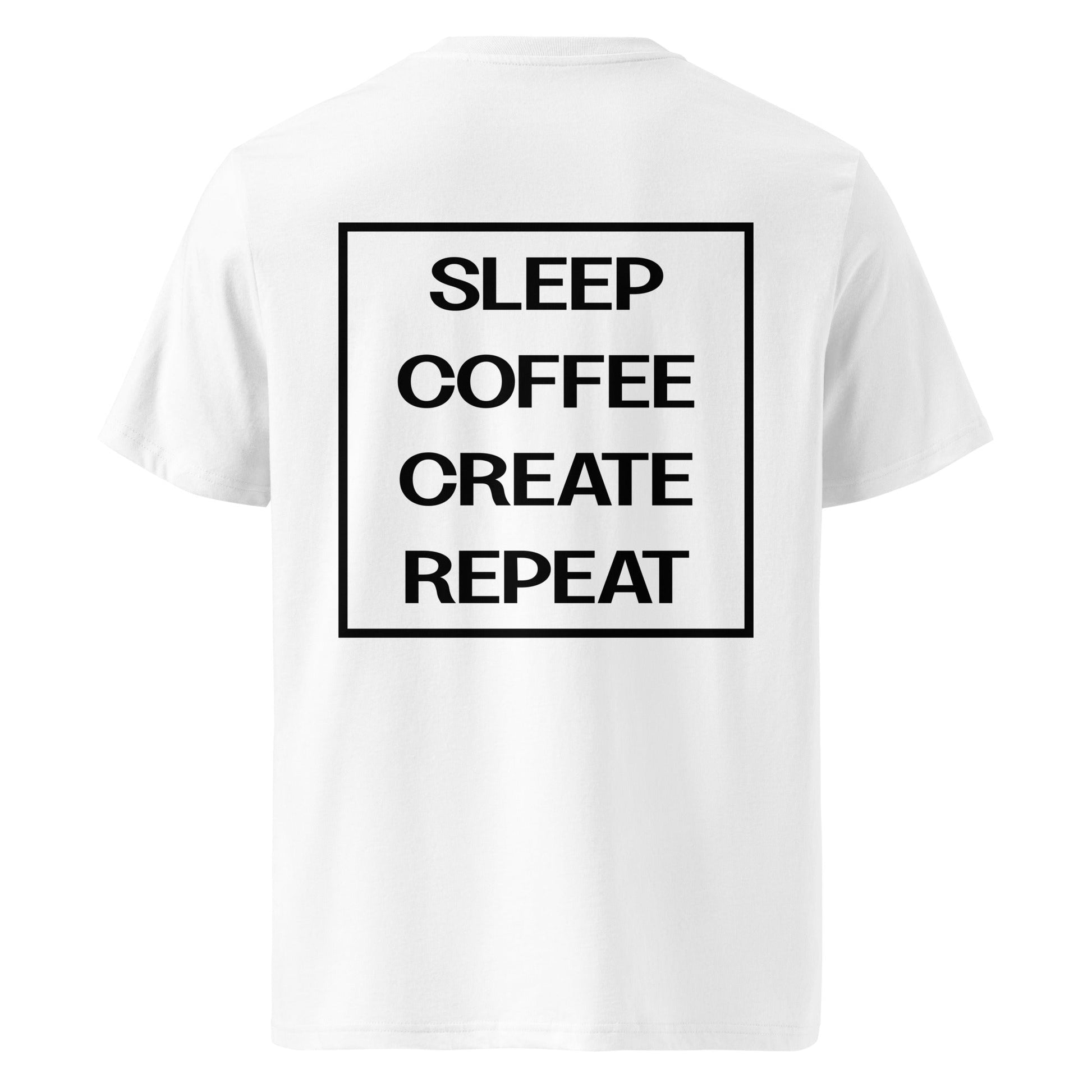 LIFE (back) Unisex white organic cotton t-shirt - Bull & Node