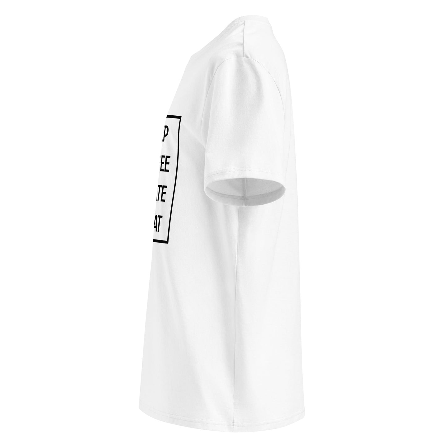 LIFE (front) Unisex white organic cotton t-shirt - Bull & Node