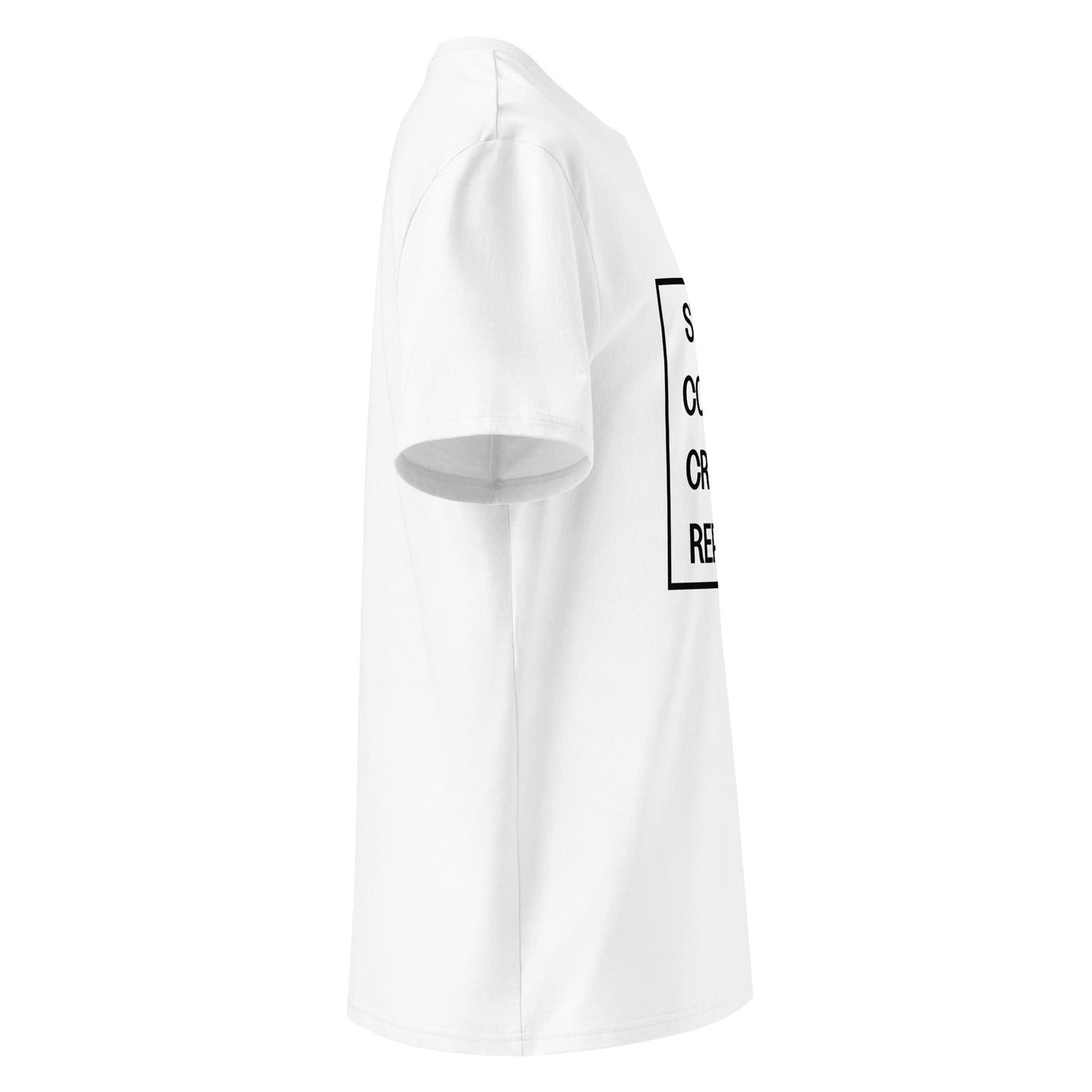 LIFE (front) Unisex white organic cotton t-shirt - Bull & Node