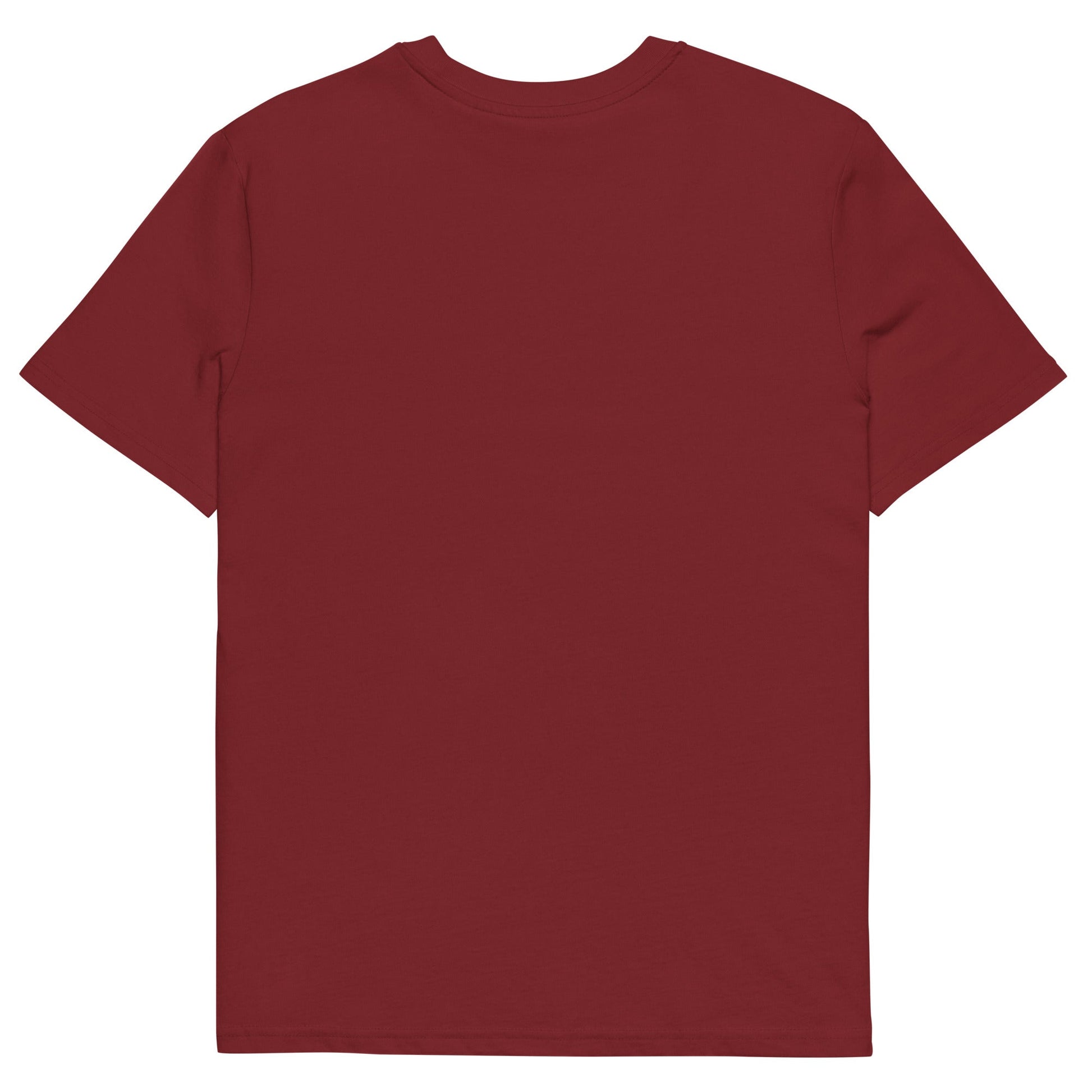 MERRY MERRY Men's burgundy organic cotton t-shirt - Bull & Node