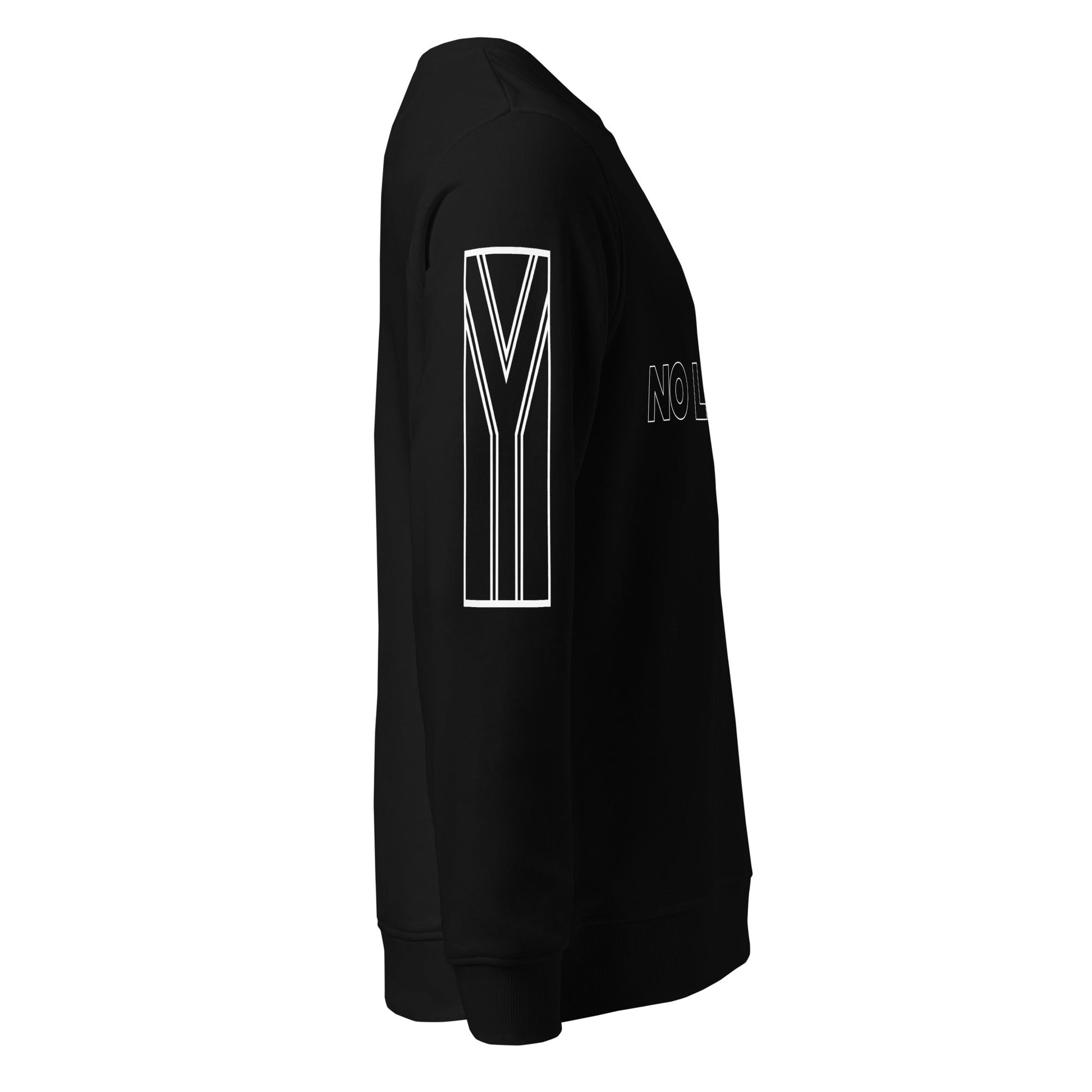 NO LAKKA Unisex black organic sweatshirt - Bull & Node