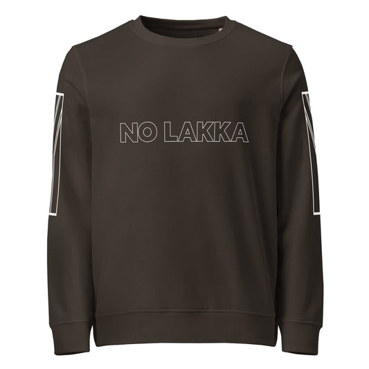 NO LAKKA Unisex charcoal organic sweatshirt - Bull & Node