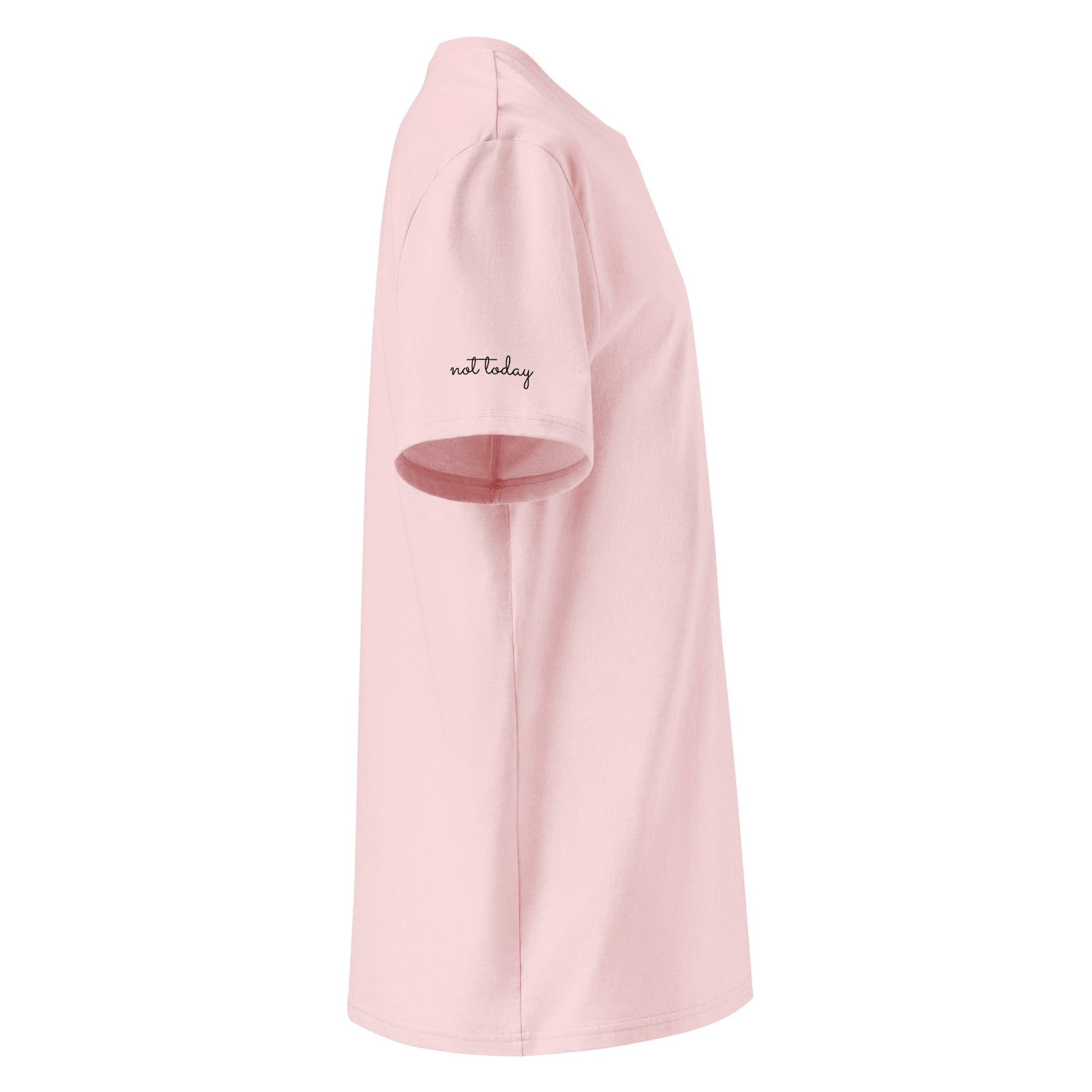 NOPE (mood on your sleeve) Unisex cotton pink organic cotton t-shirt - Bull & Node