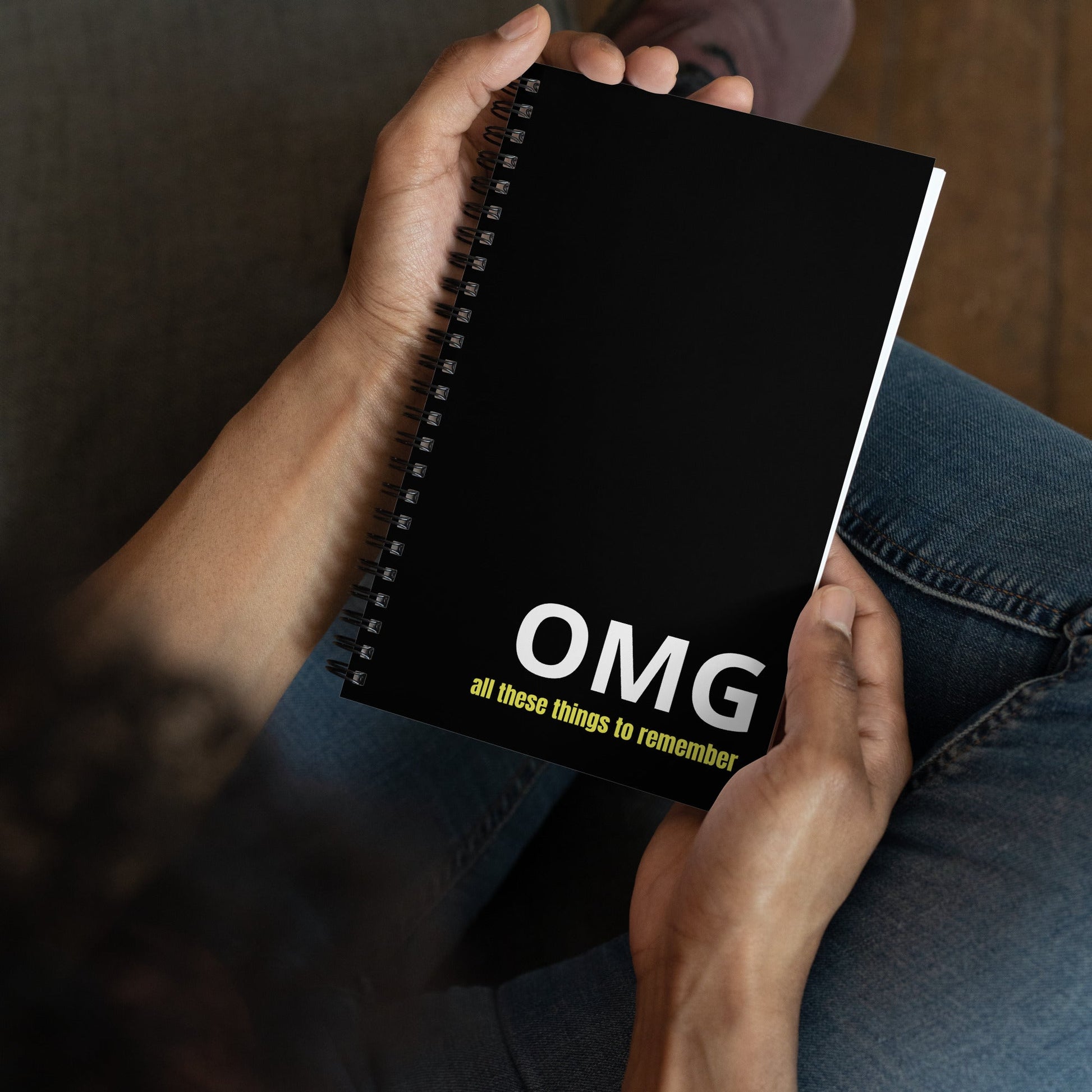 OMG black Spiral notebook - Bull & Node