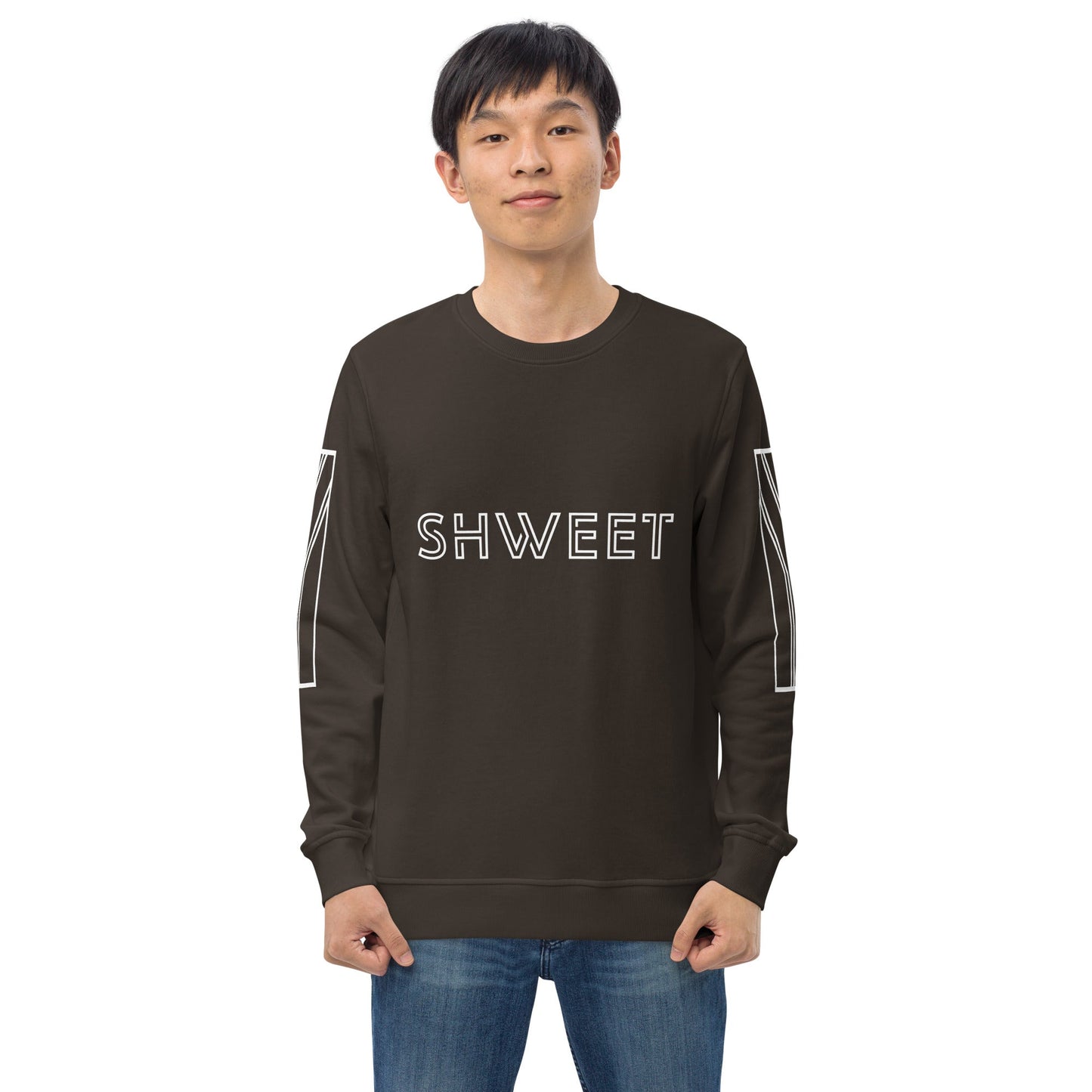 SHWEET Unisex charcoal organic sweatshirt - Bull & Node