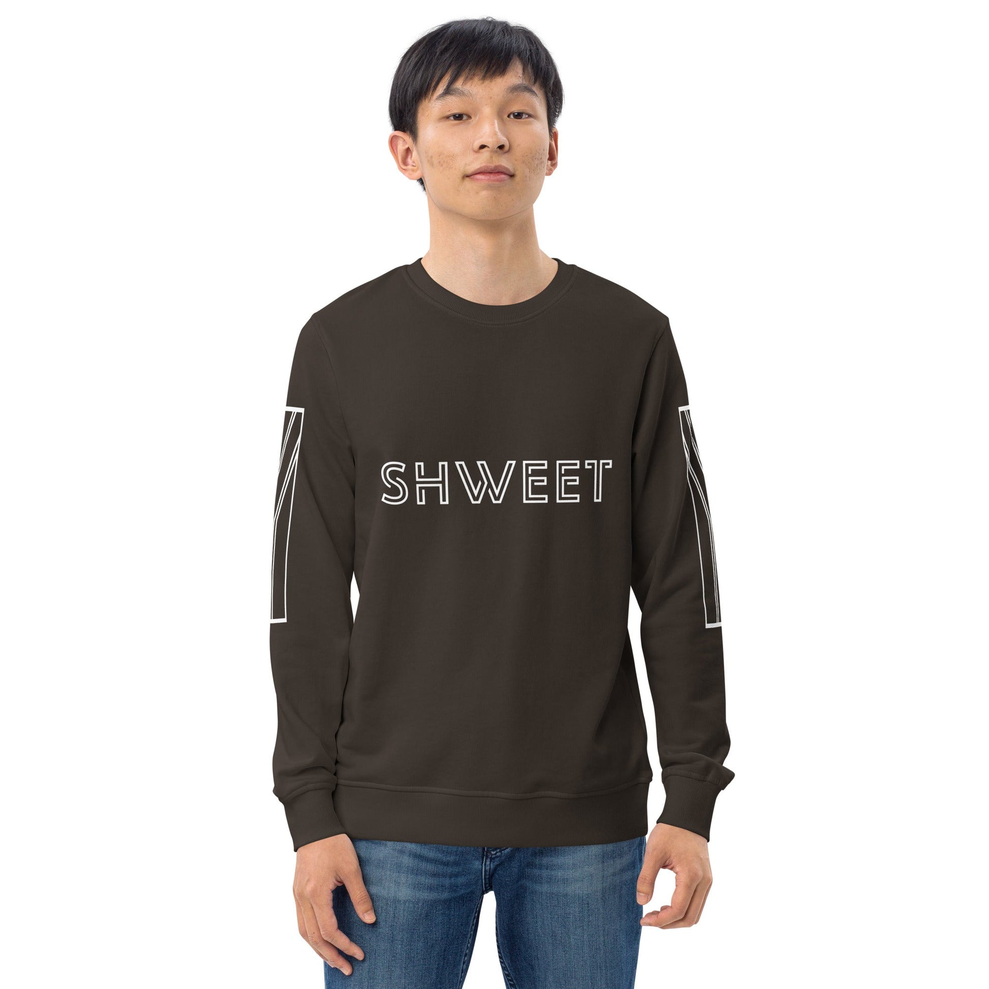 SHWEET Unisex charcoal organic sweatshirt - Bull & Node