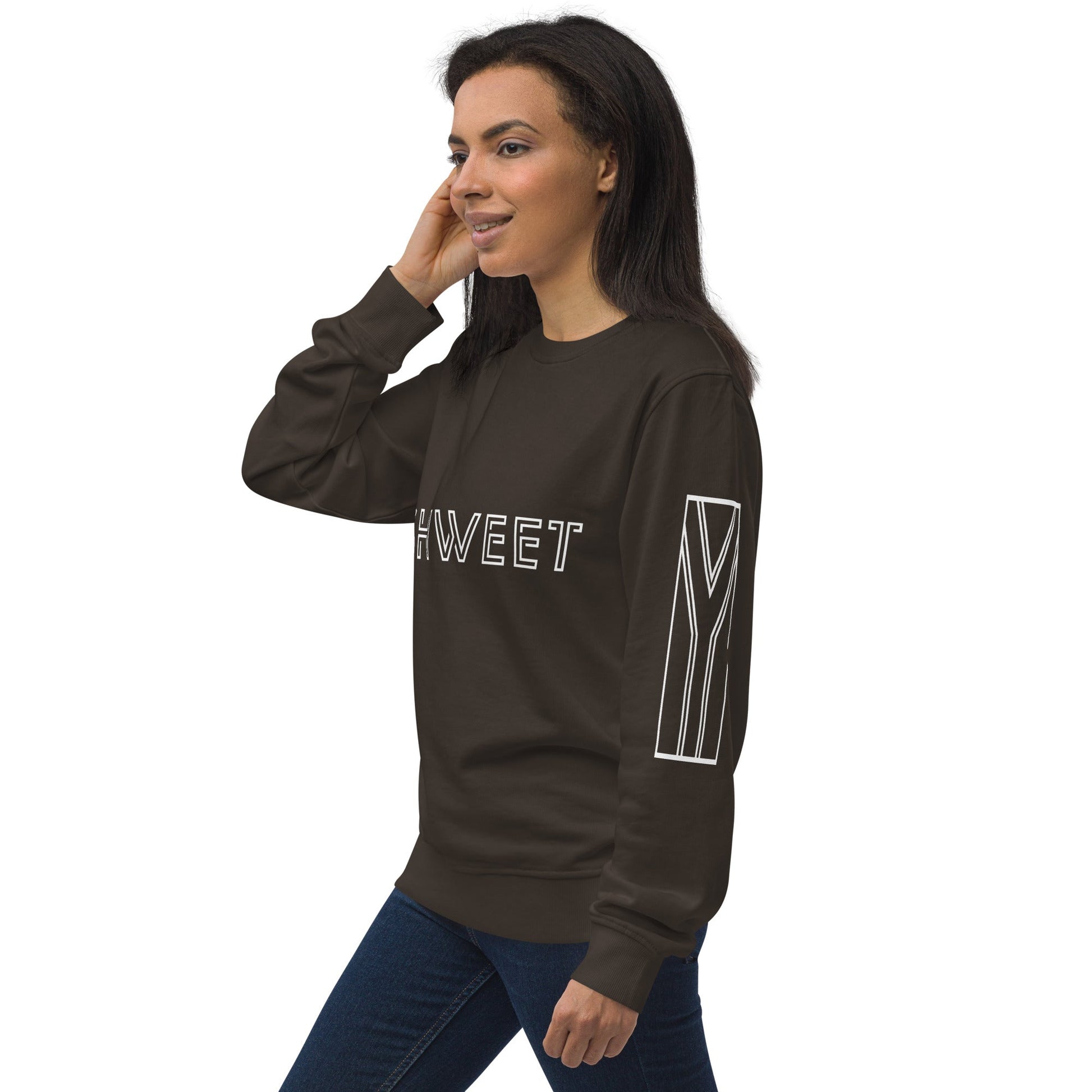 SHWEET Unisex charcoal organic sweatshirt - Bull & Node