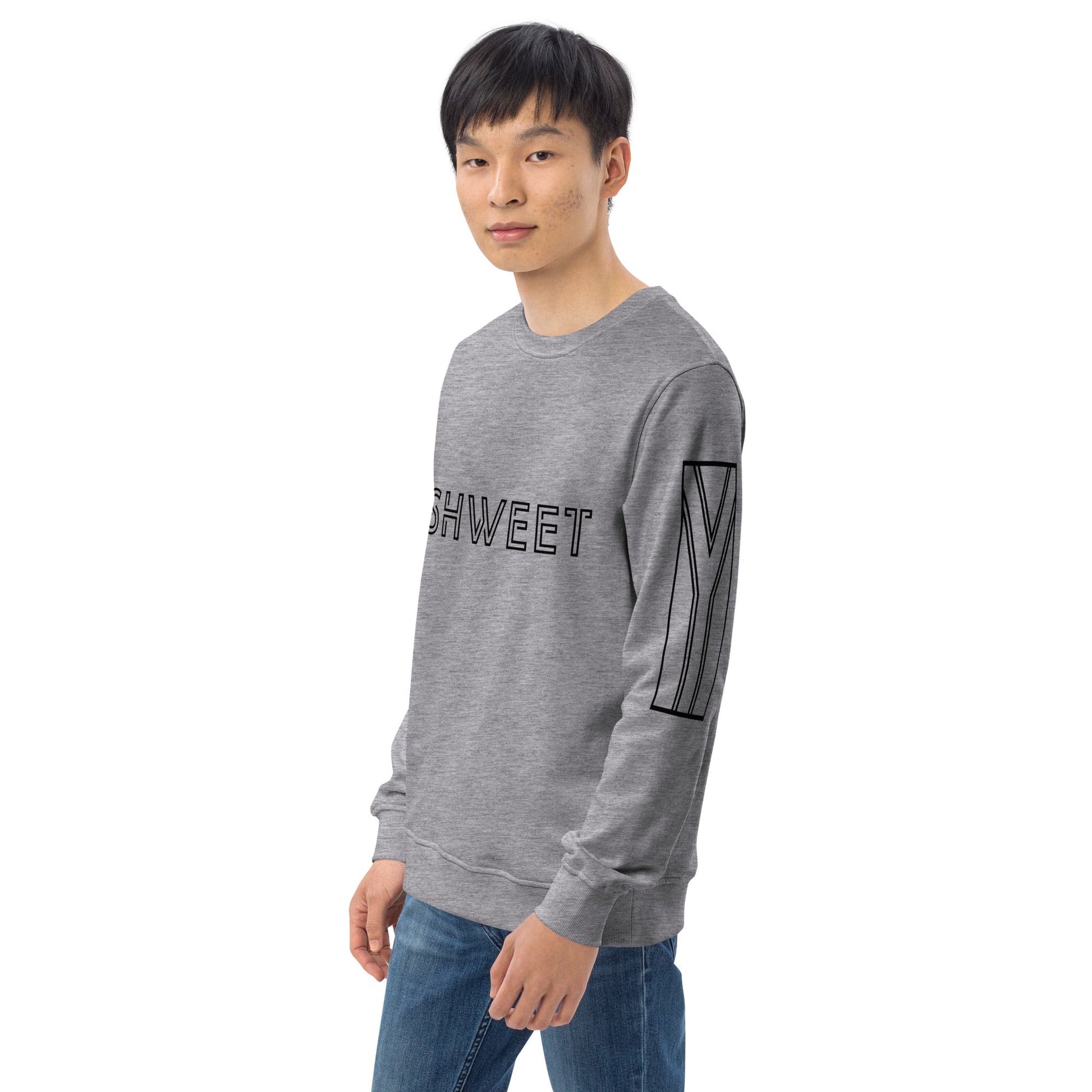 SHWEET Unisex grey organic sweatshirt - Bull & Node