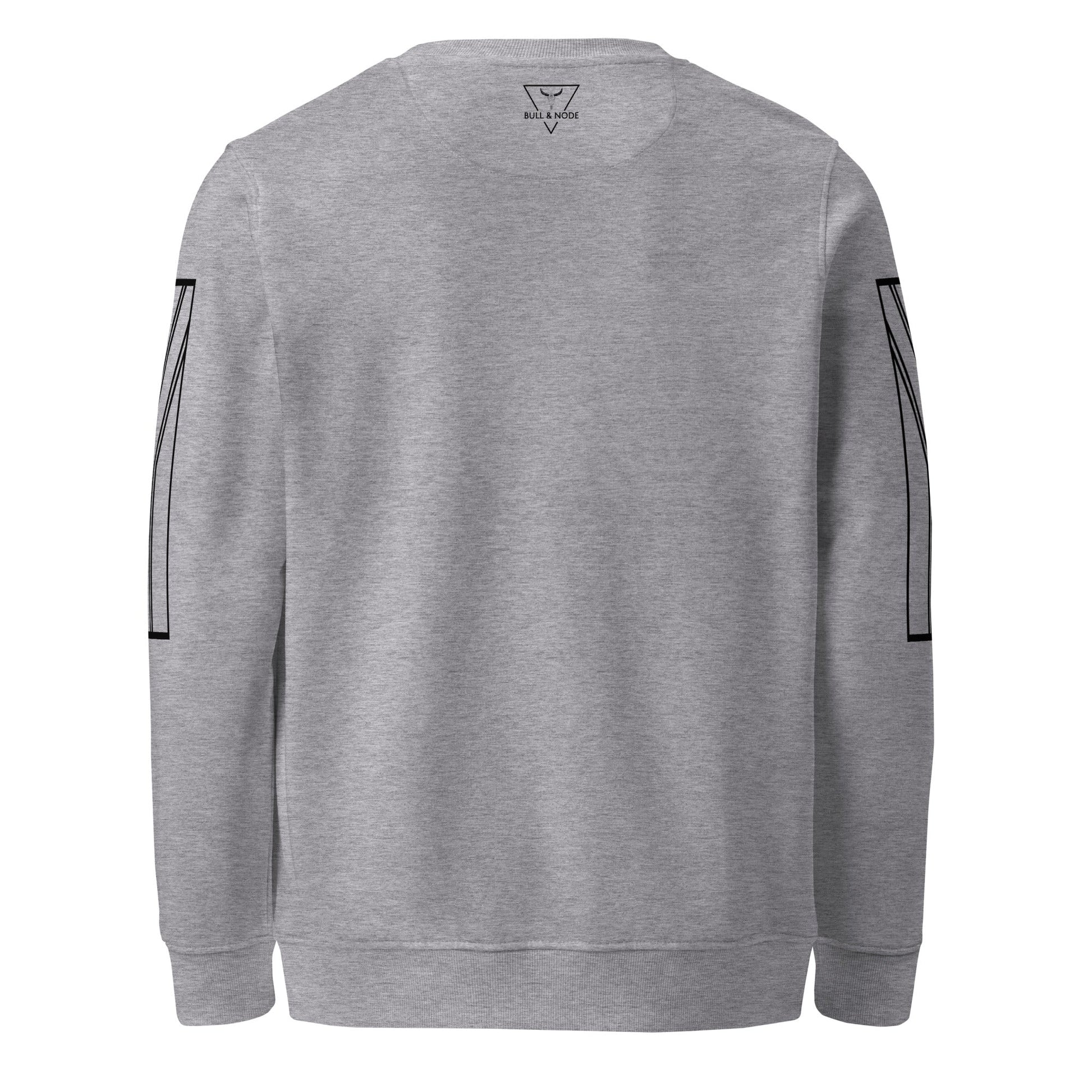 SHWEET Unisex grey organic sweatshirt - Bull & Node