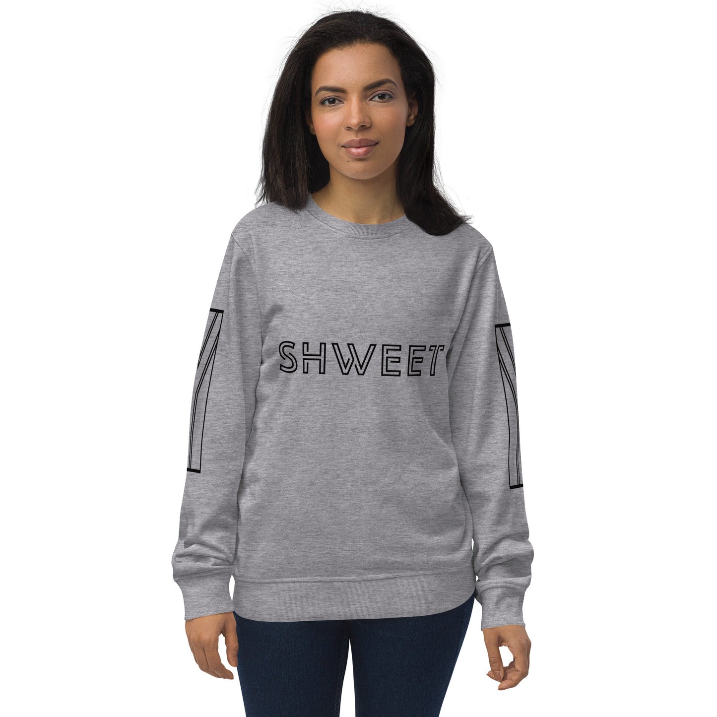 SHWEET Unisex grey organic sweatshirt - Bull & Node