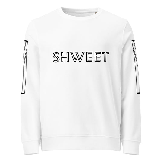 SHWEET Unisex white organic sweatshirt - Bull & Node