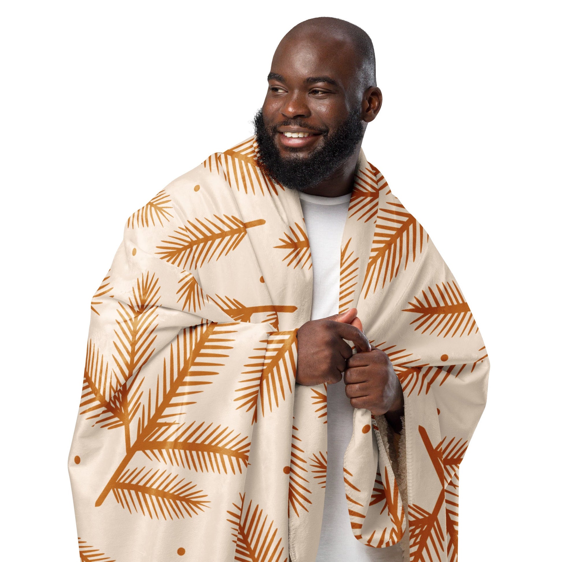 Spruce Needles 37"x57" Sherpa blanket - Bull & Node