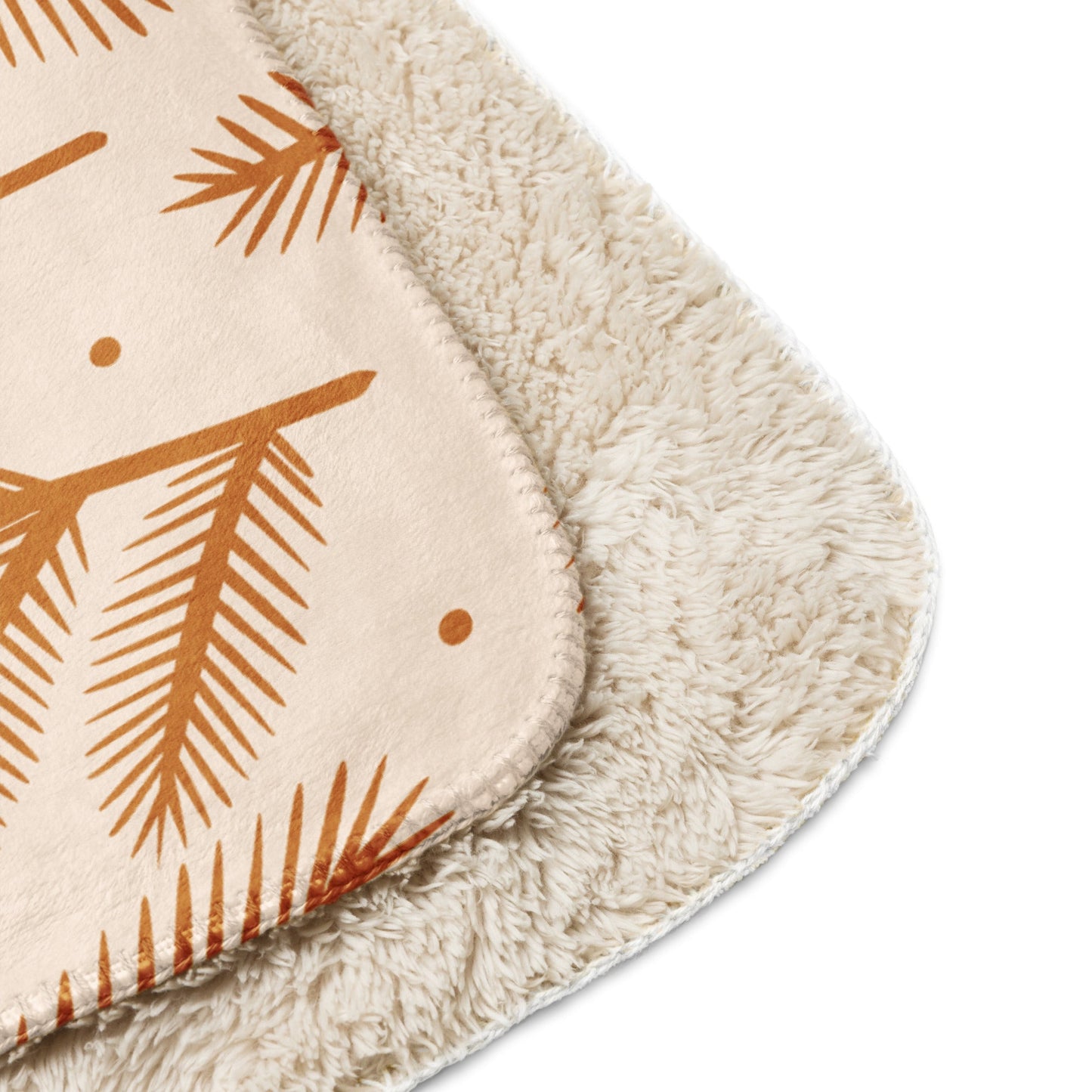 Spruce Needles 37"x57" Sherpa blanket - Bull & Node