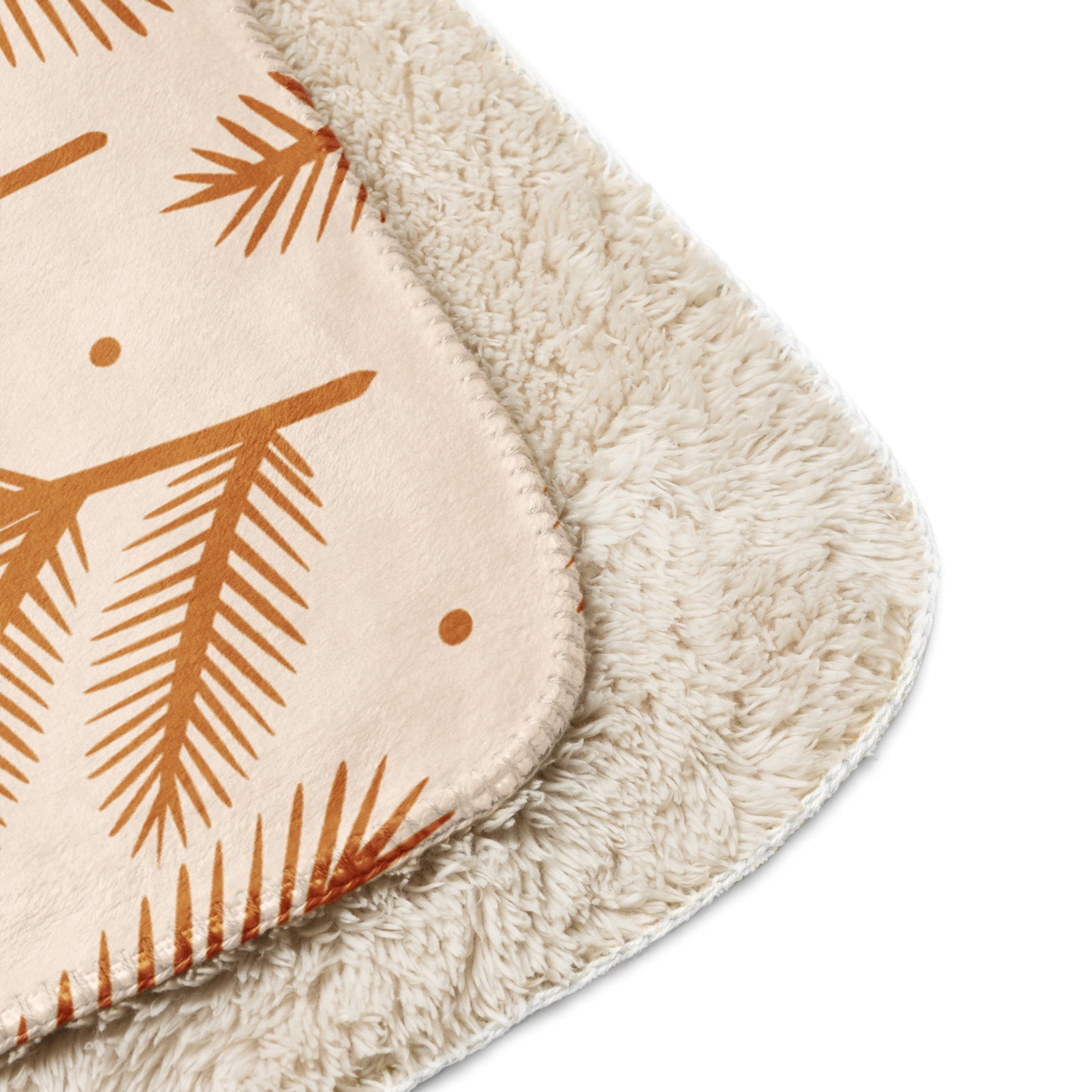 Spruce Needles 37"x57" Sherpa blanket - Bull & Node