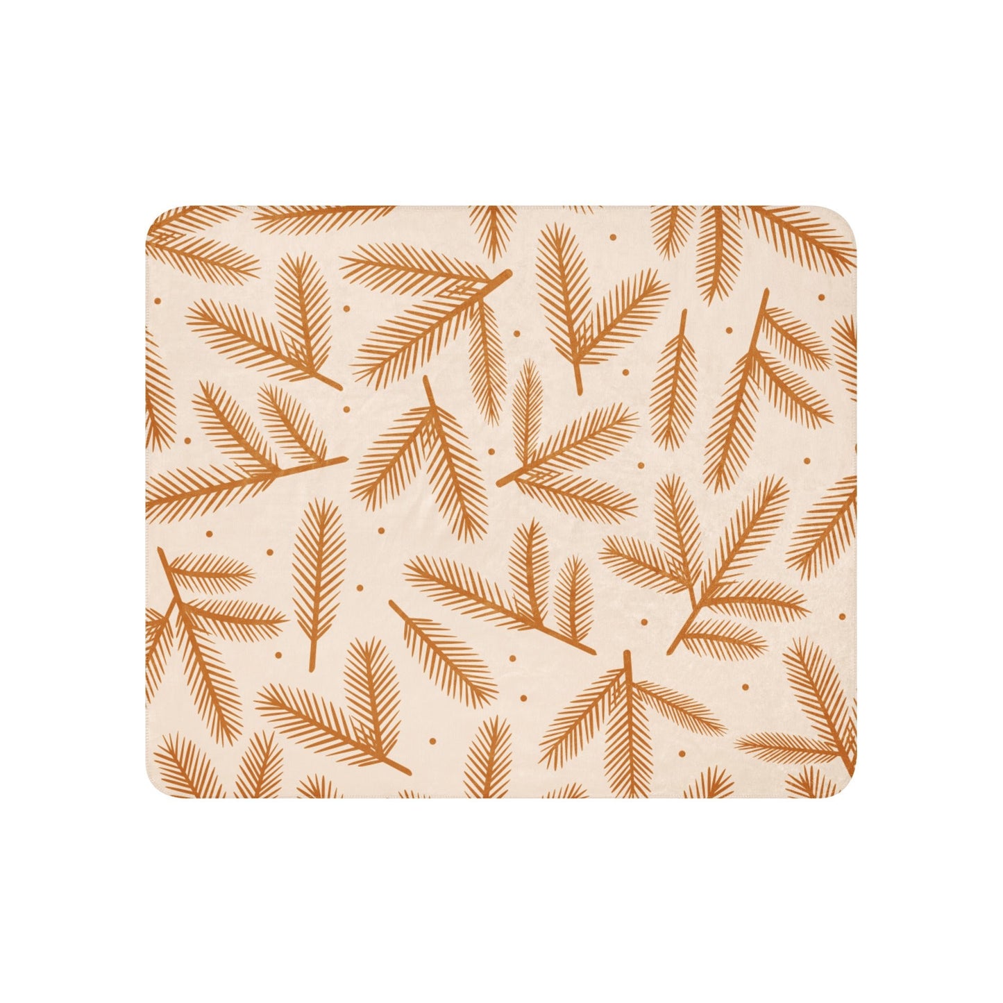 Spruce Needles 50"x60" Sherpa blanket - Bull & Node