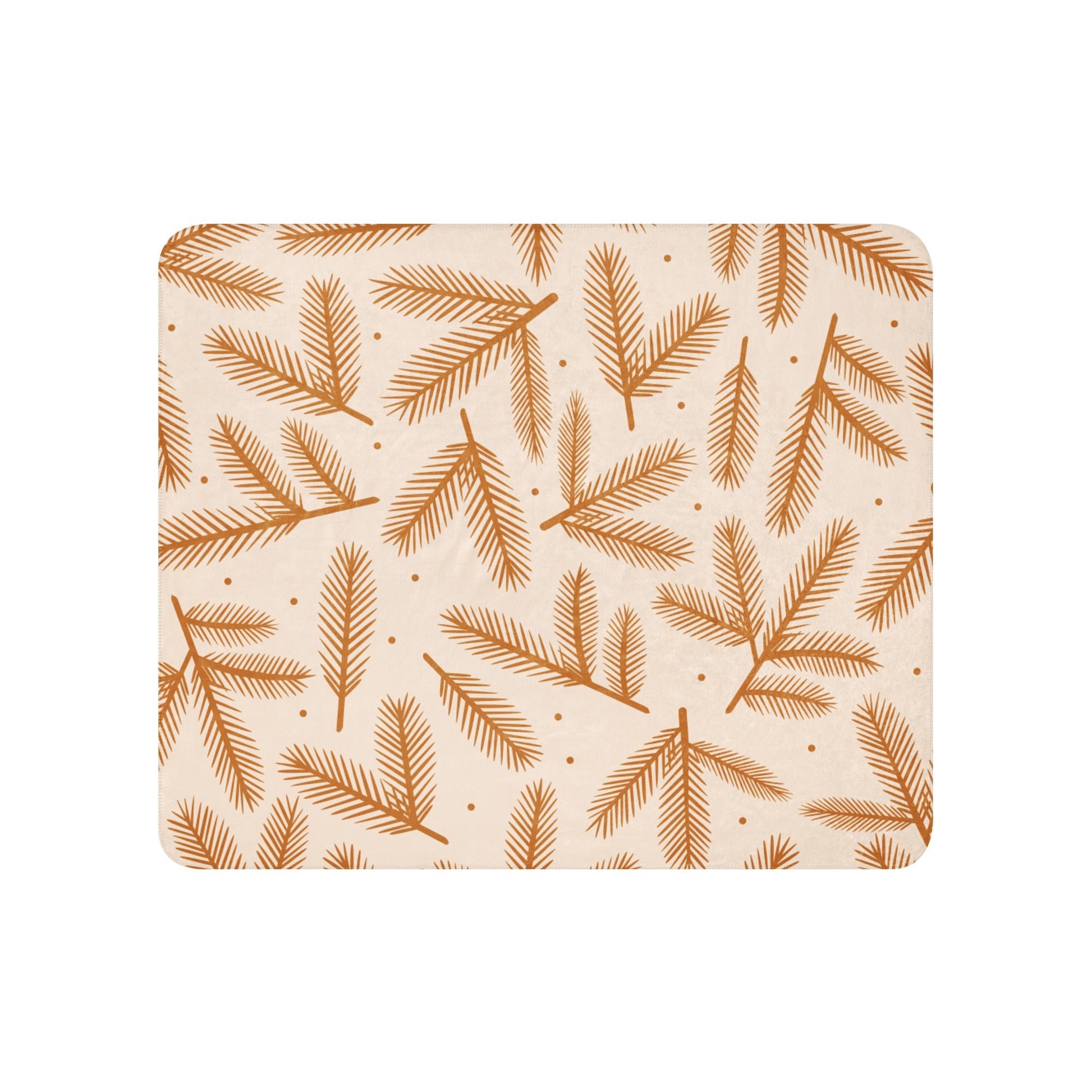 Spruce Needles 50"x60" Sherpa blanket - Bull & Node