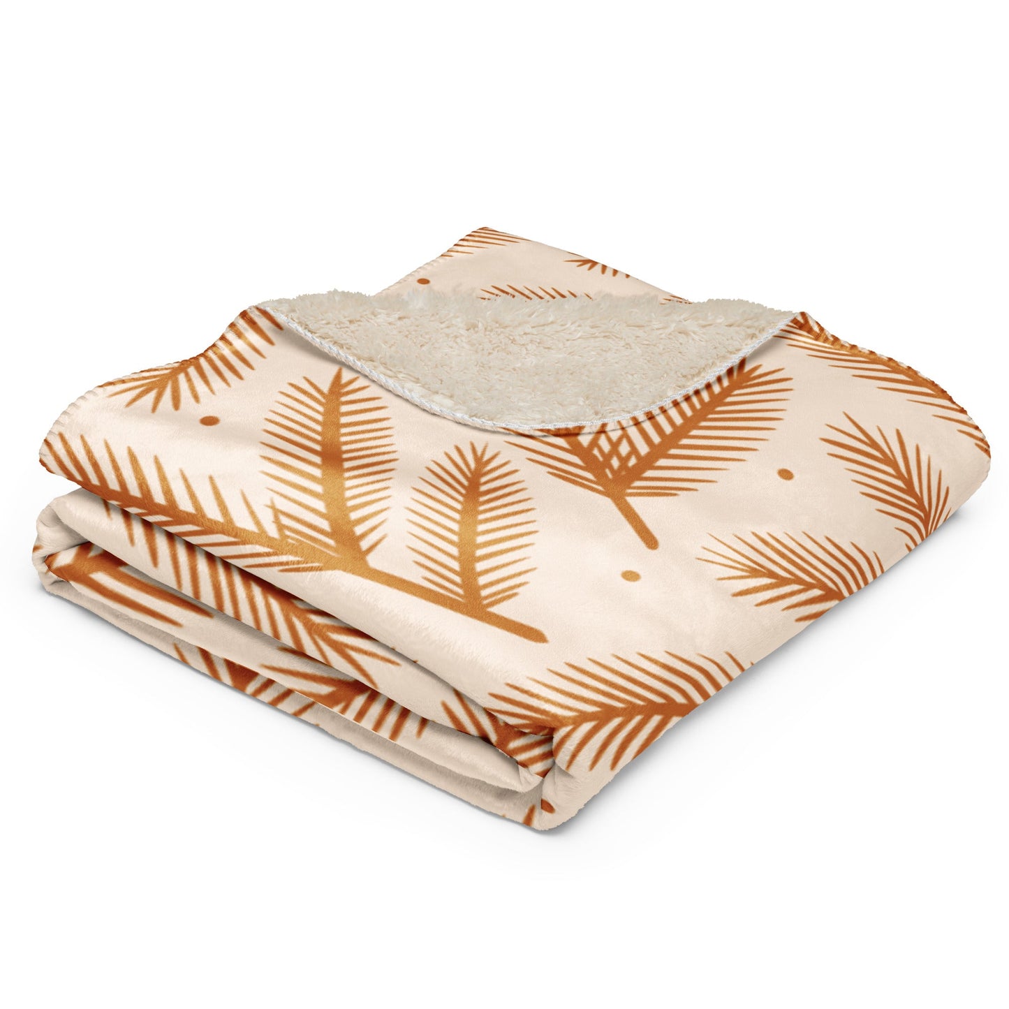 Spruce Needles 50"x60" Sherpa blanket - Bull & Node