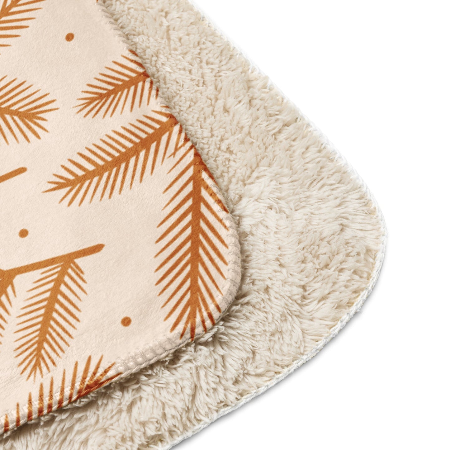 Spruce Needles 50"x60" Sherpa blanket - Bull & Node