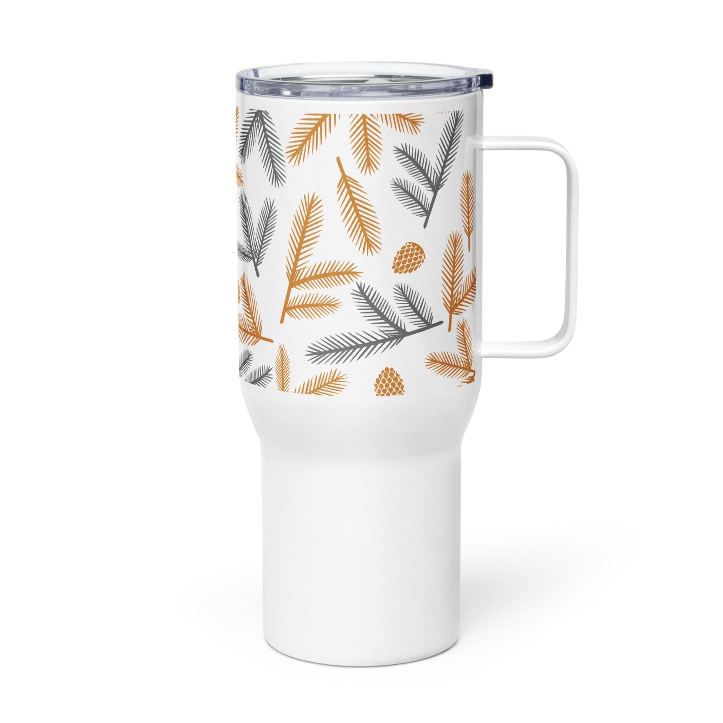 Spruce Needles Travel mug with a handle - Bull & Node