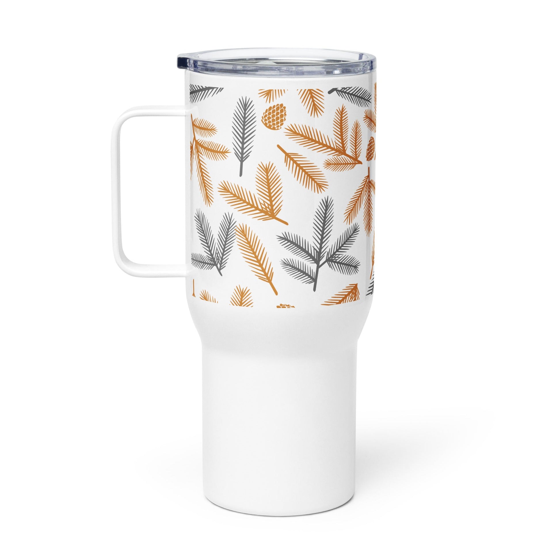 Spruce Needles Travel mug with a handle - Bull & Node