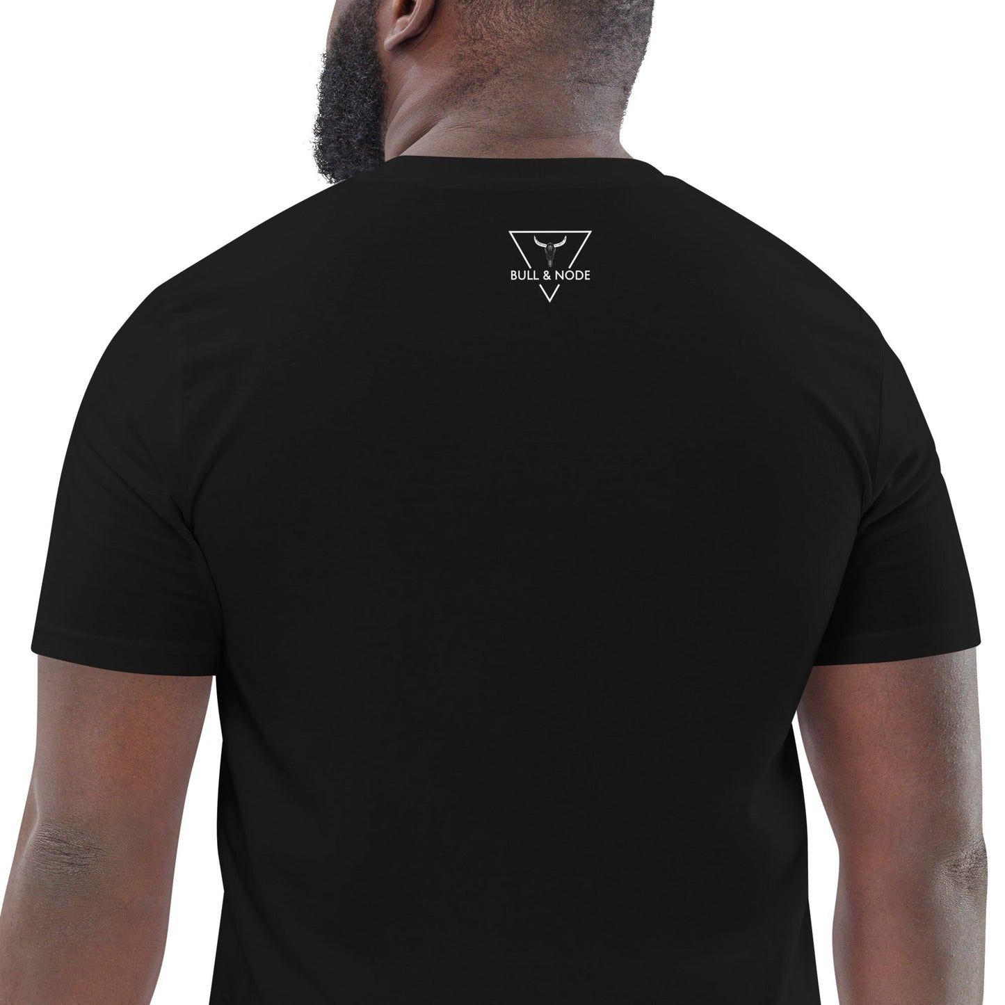 THE CRAIC (front) Unisex black organic cotton t-shirt - Bull & Node