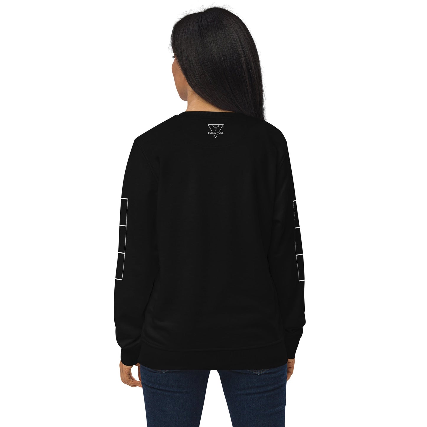 THE CRAIC Unisex black organic sweatshirt - Bull & Node