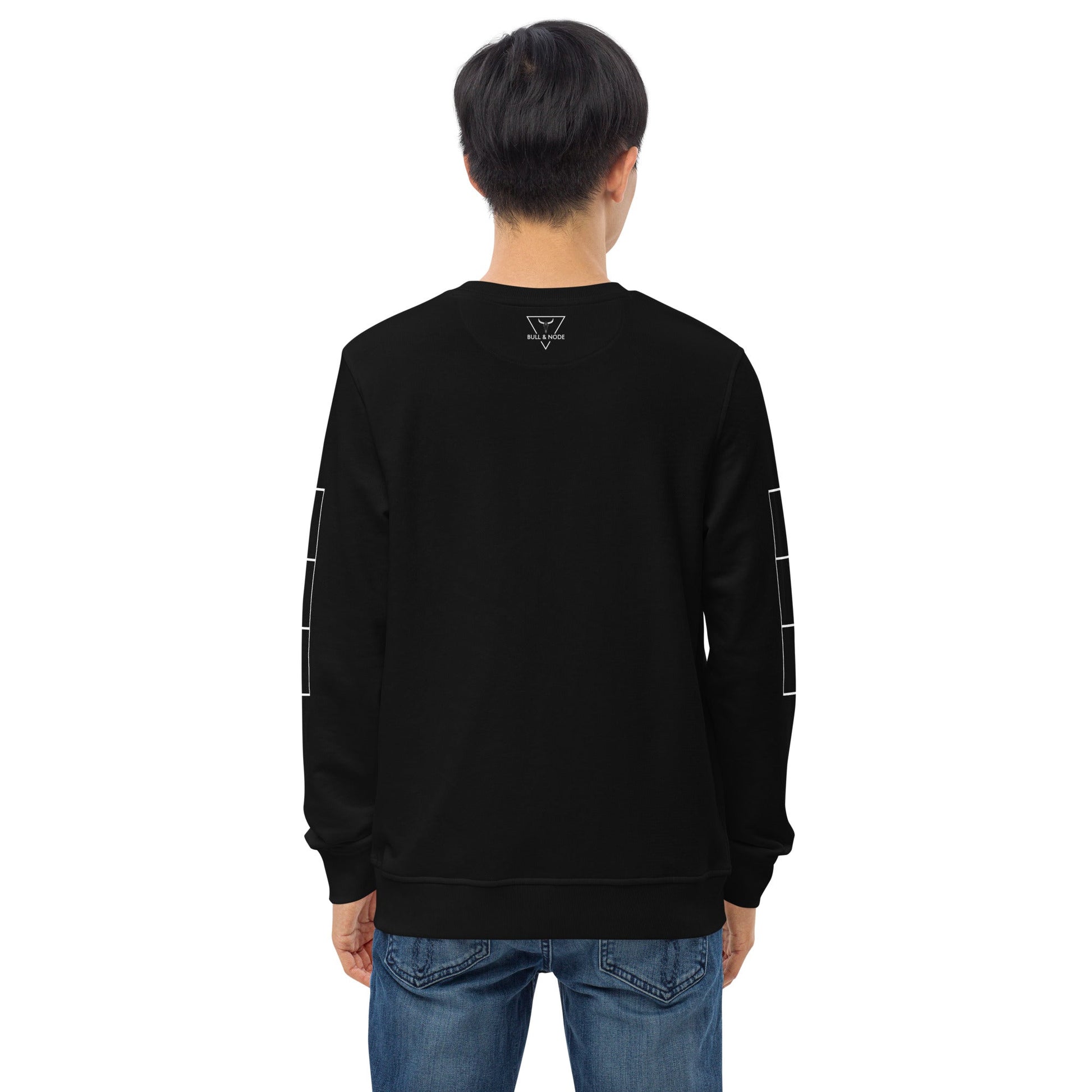 THE CRAIC Unisex black organic sweatshirt - Bull & Node