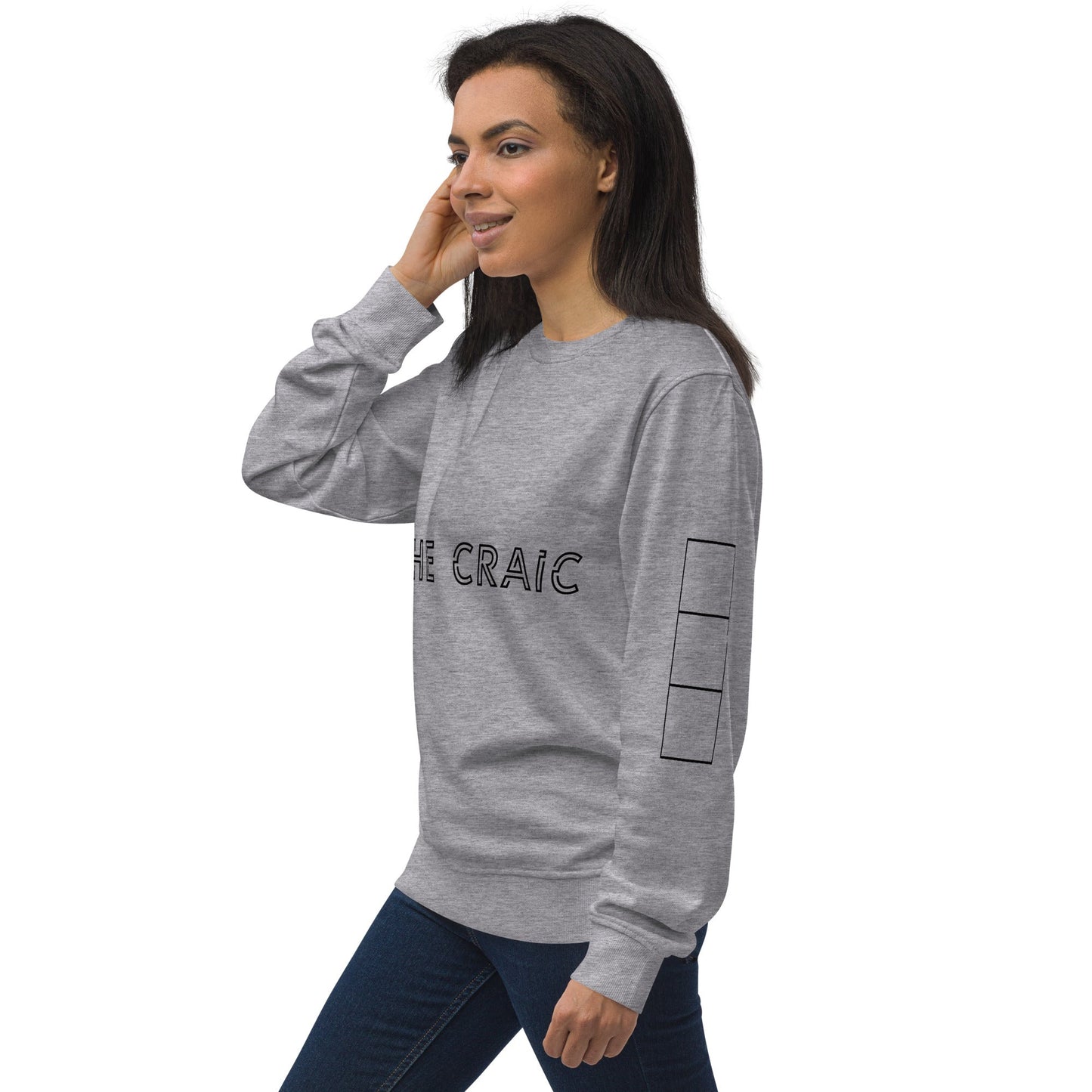 THE CRAIC Unisex grey organic sweatshirt - Bull & Node