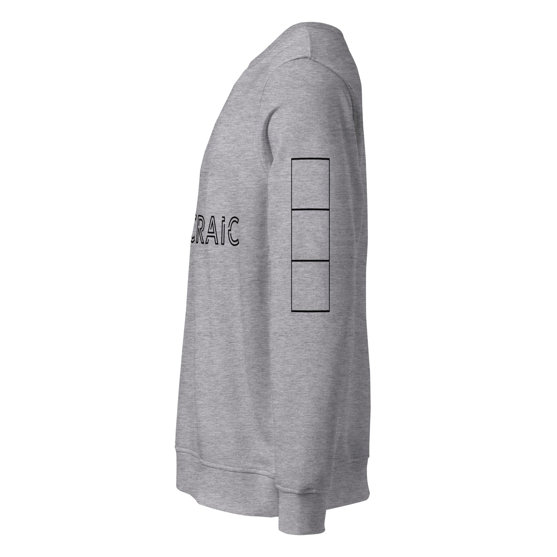 THE CRAIC Unisex grey organic sweatshirt - Bull & Node