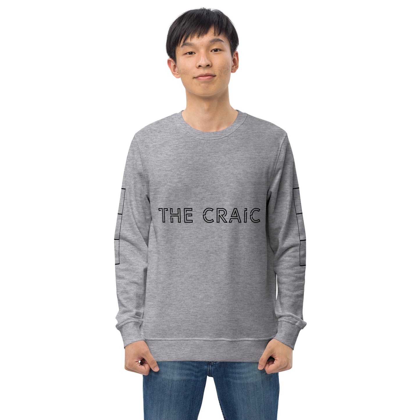 THE CRAIC Unisex grey organic sweatshirt - Bull & Node