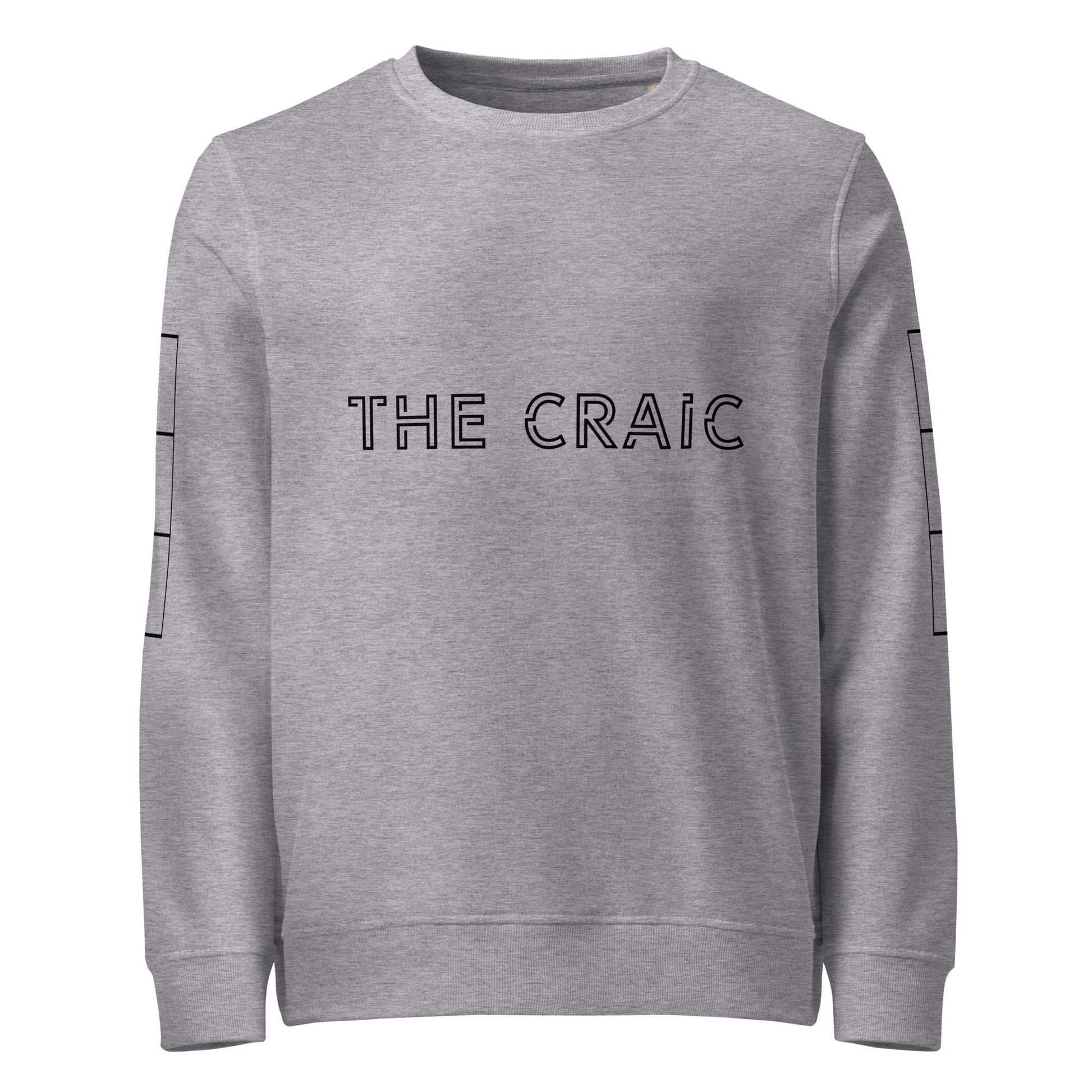THE CRAIC Unisex grey organic sweatshirt - Bull & Node