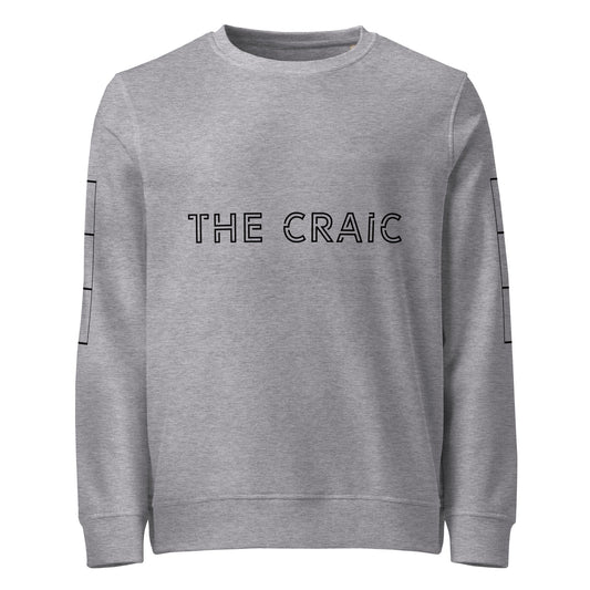 THE CRAIC Unisex grey organic sweatshirt - Bull & Node