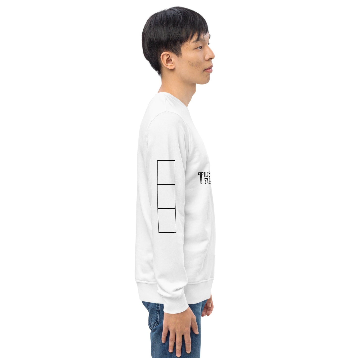THE CRAIC Unisex white organic sweatshirt - Bull & Node