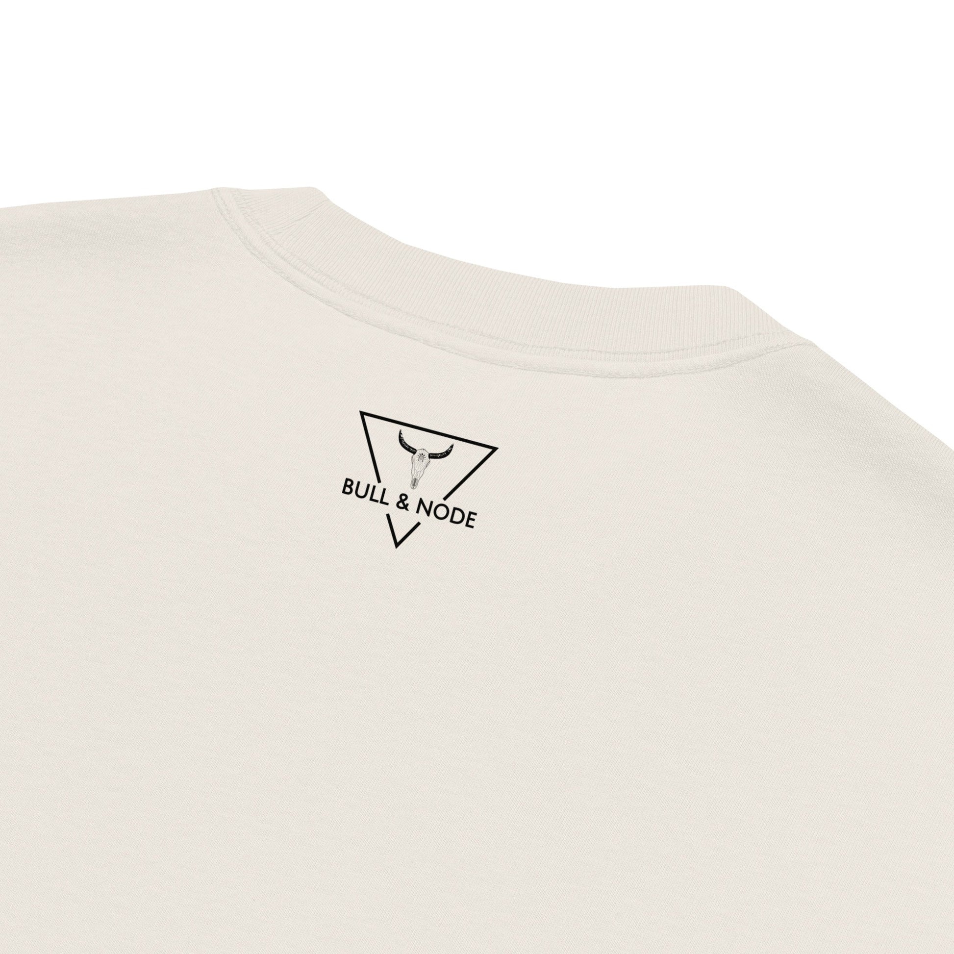 WIL Women's bone oversized faded t-shirt - Bull & Node