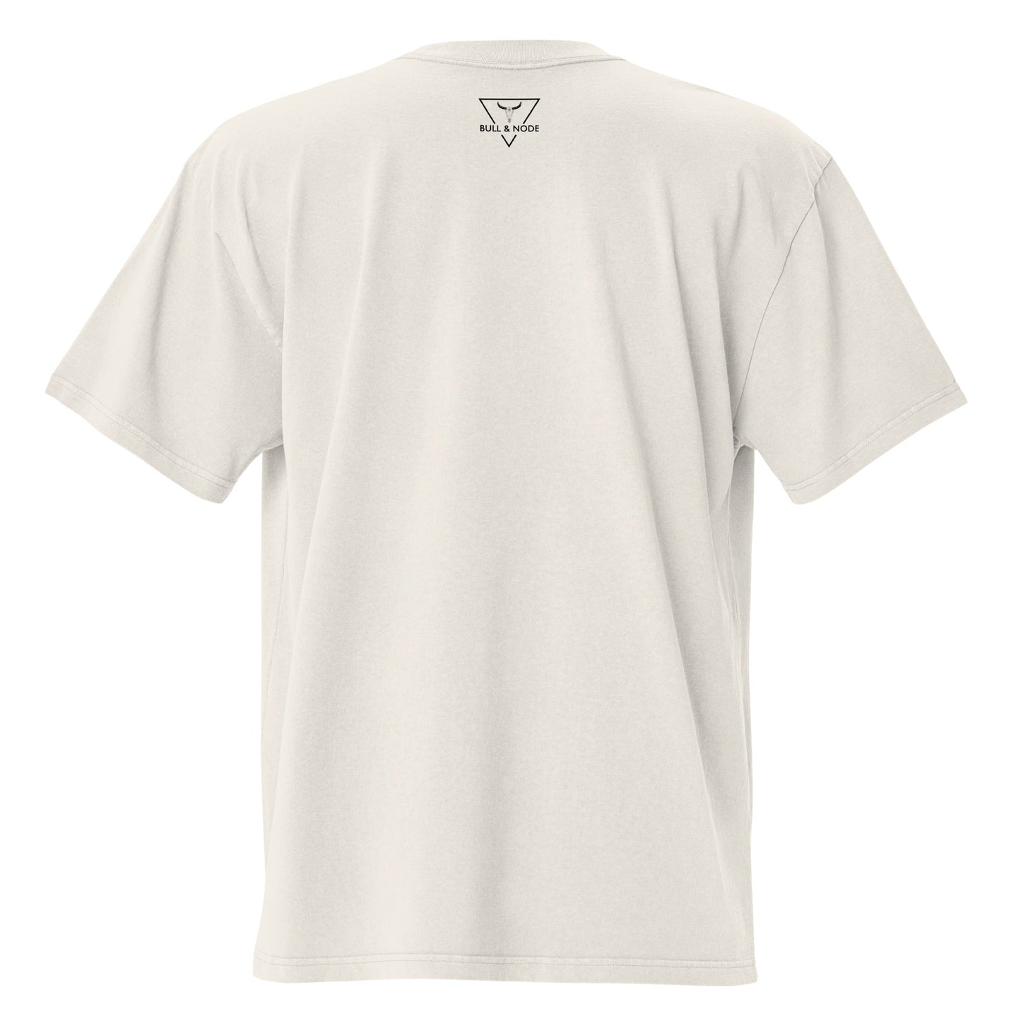 WIL Women's bone oversized faded t-shirt - Bull & Node