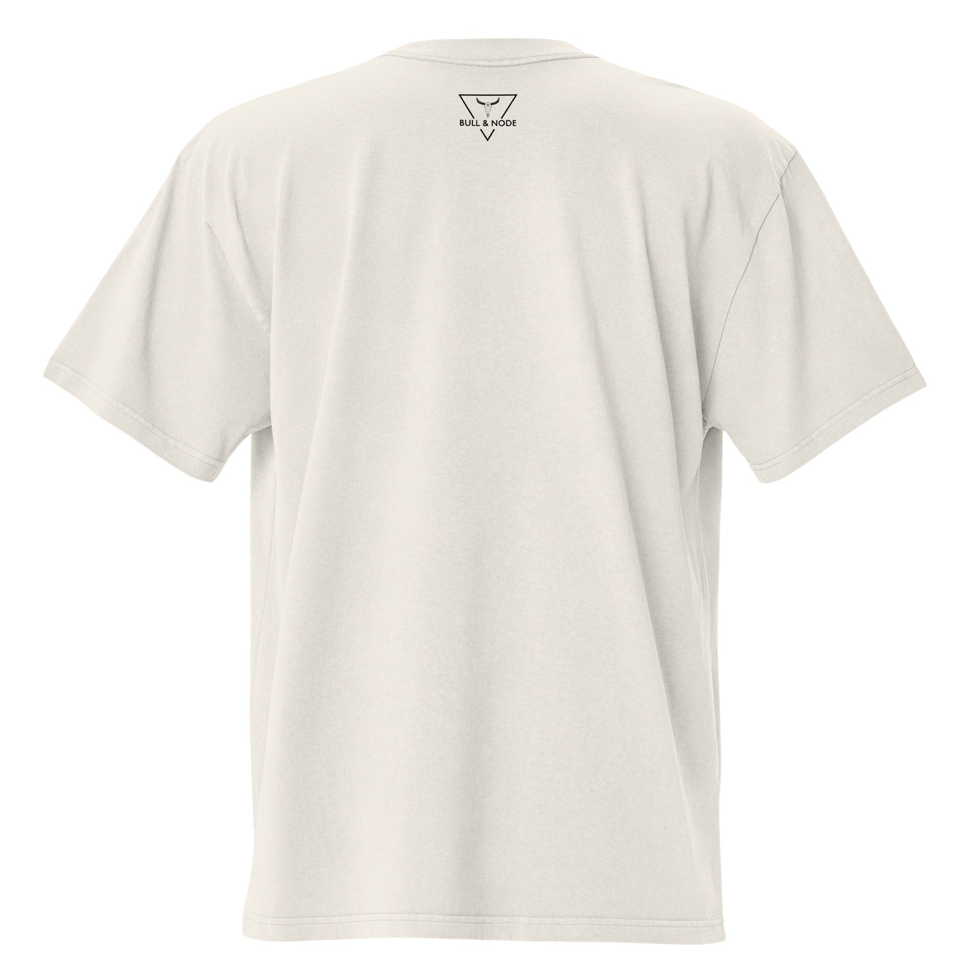 WIL Women's bone oversized faded t-shirt - Bull & Node